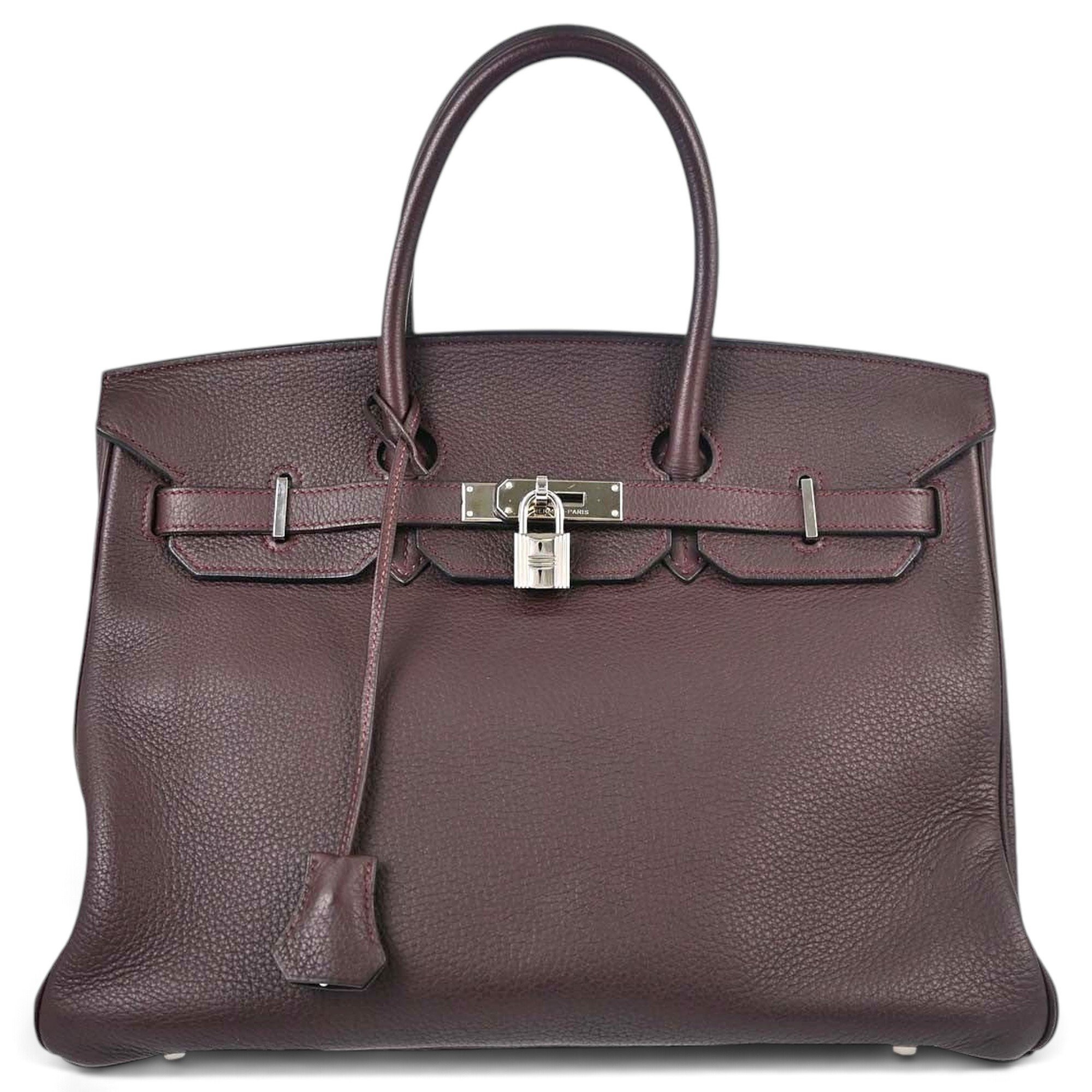 Birkin 35 leather handbag