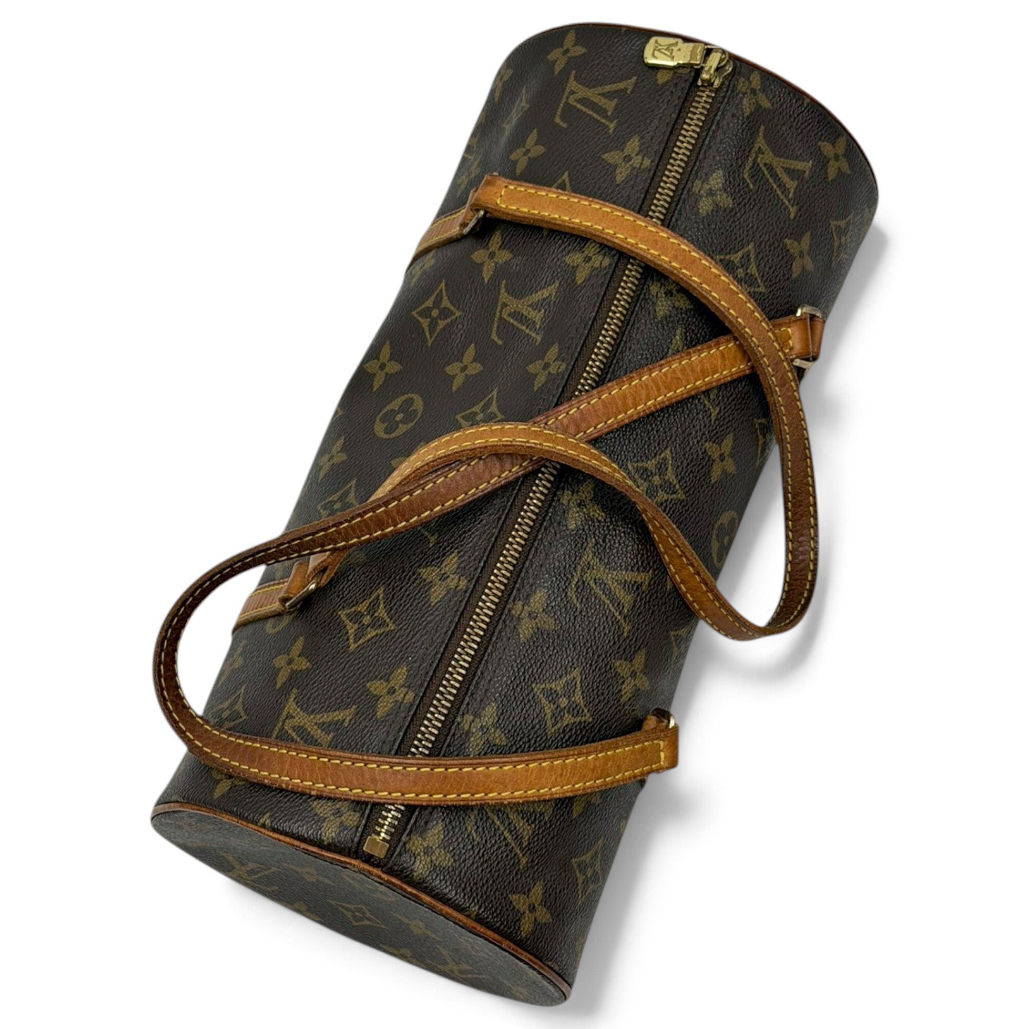 Papillon leather handbag