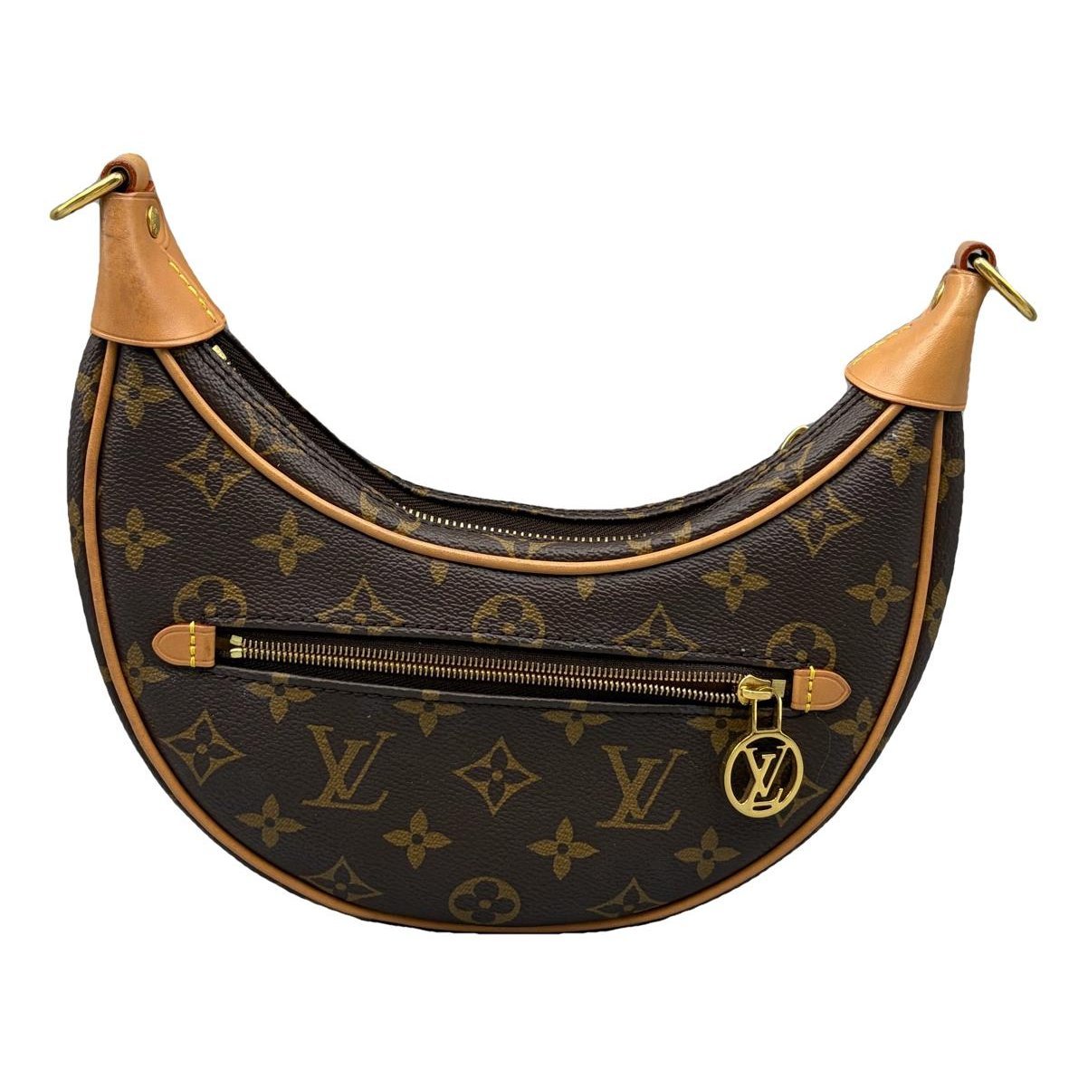 Loop leather handbag