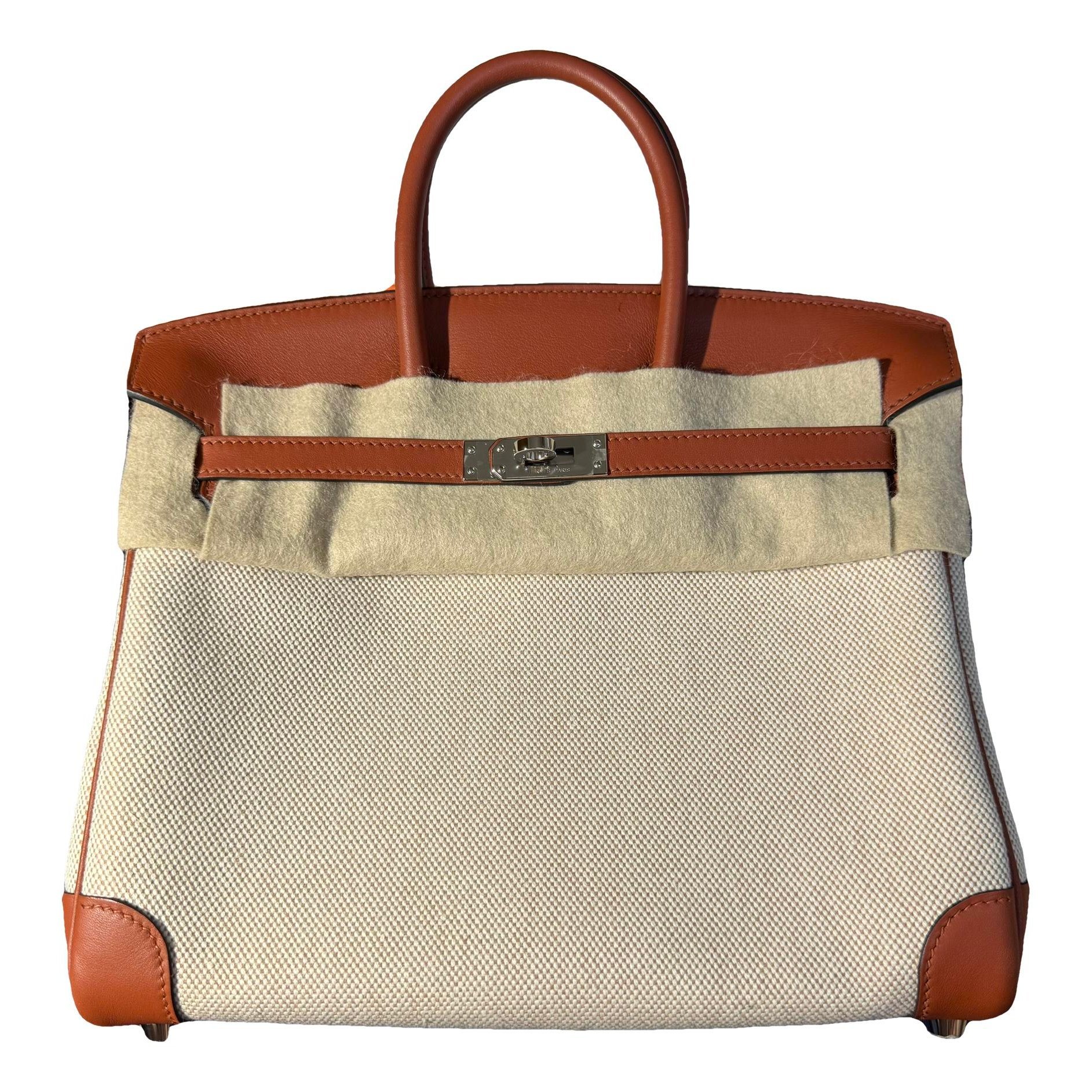 Hermes Birkin 25 Handbag Swift Leather