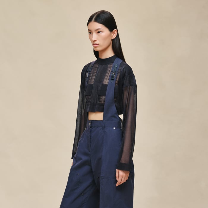 Bleu Outremer Overalls Pants