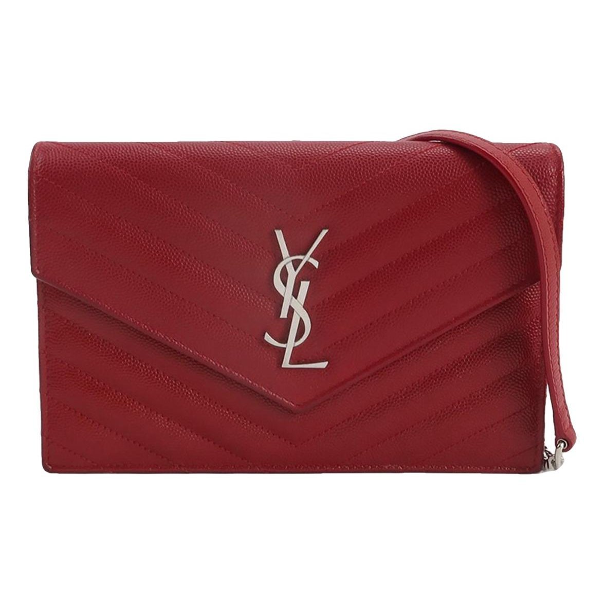 Portefeuille enveloppe leather crossbody bag