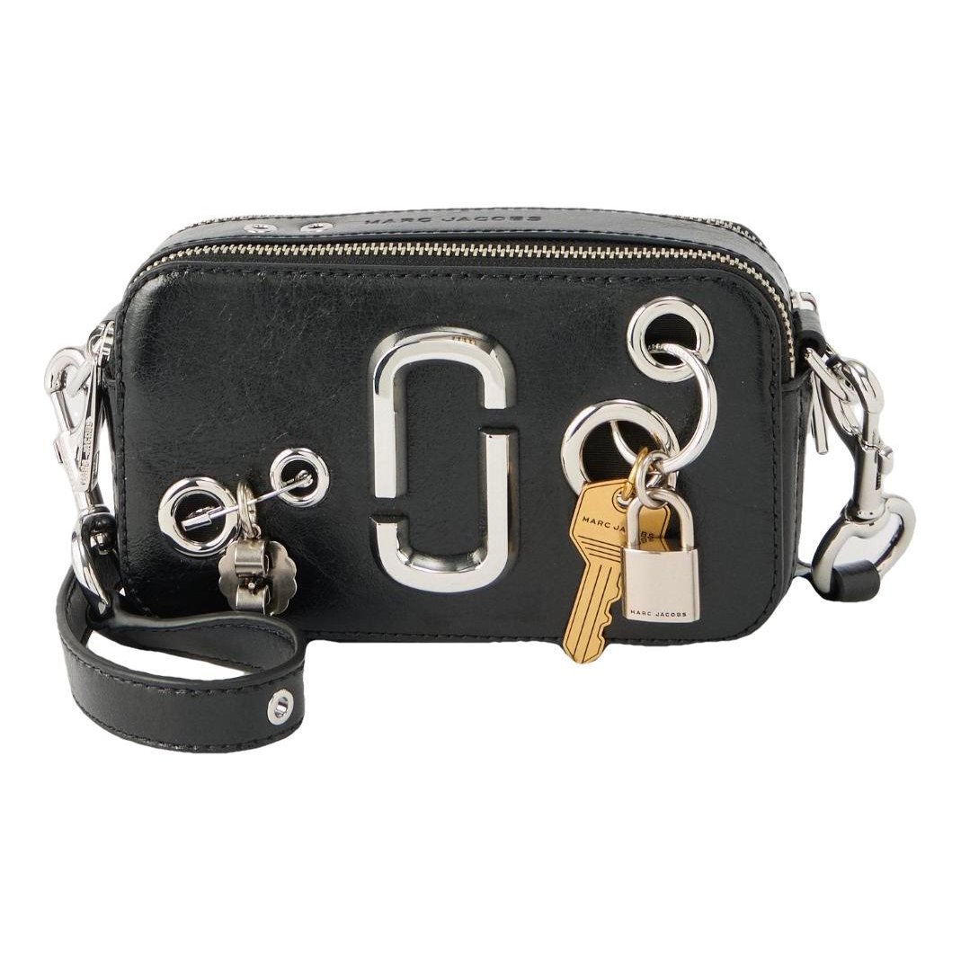 Snapshot leather crossbody bag