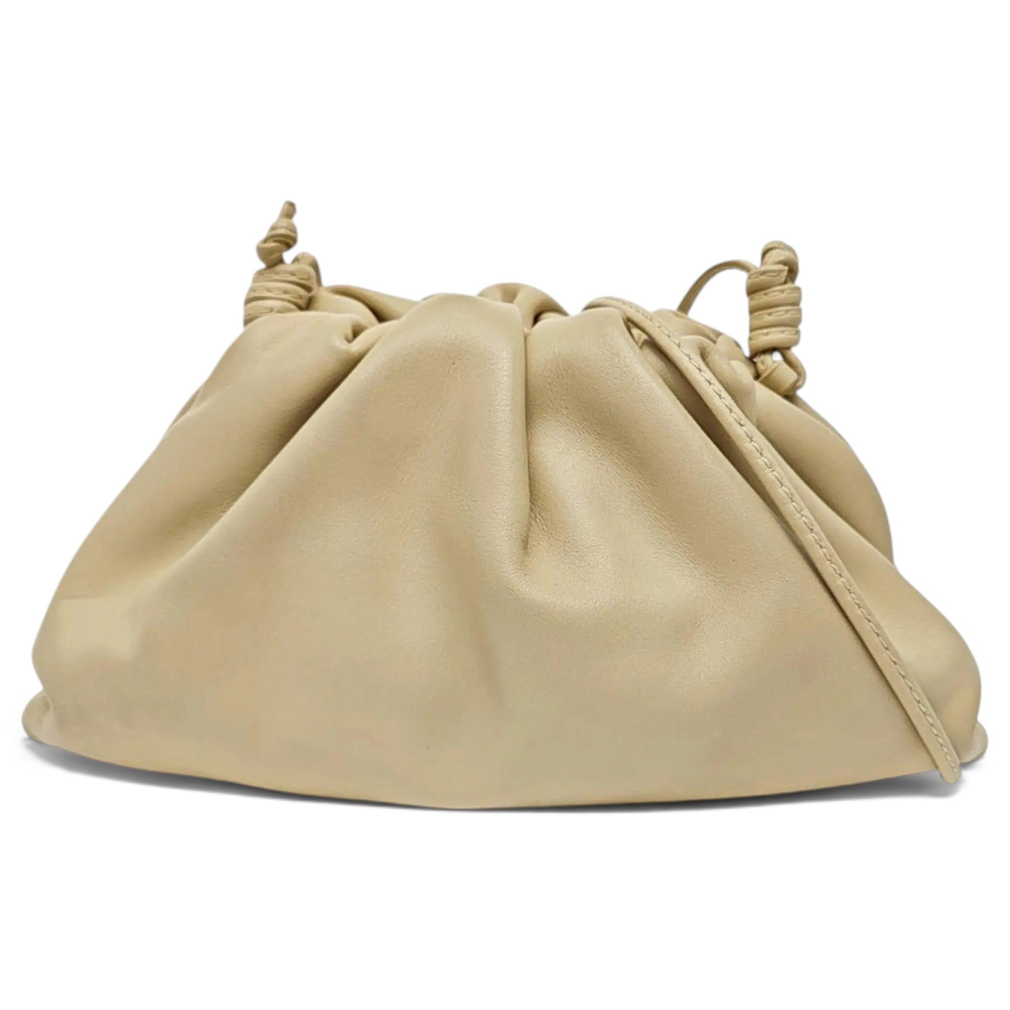 Pouch leather handbag