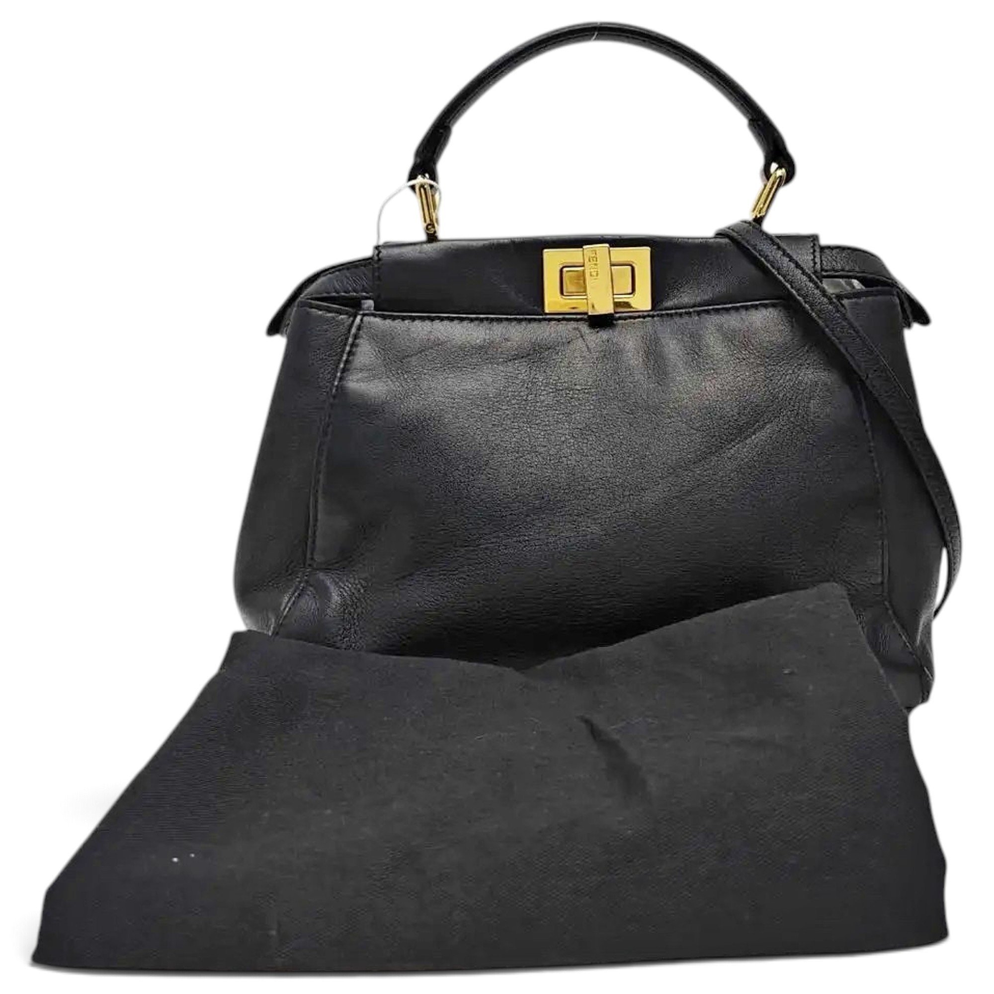 Peekaboo leather crossbody bag