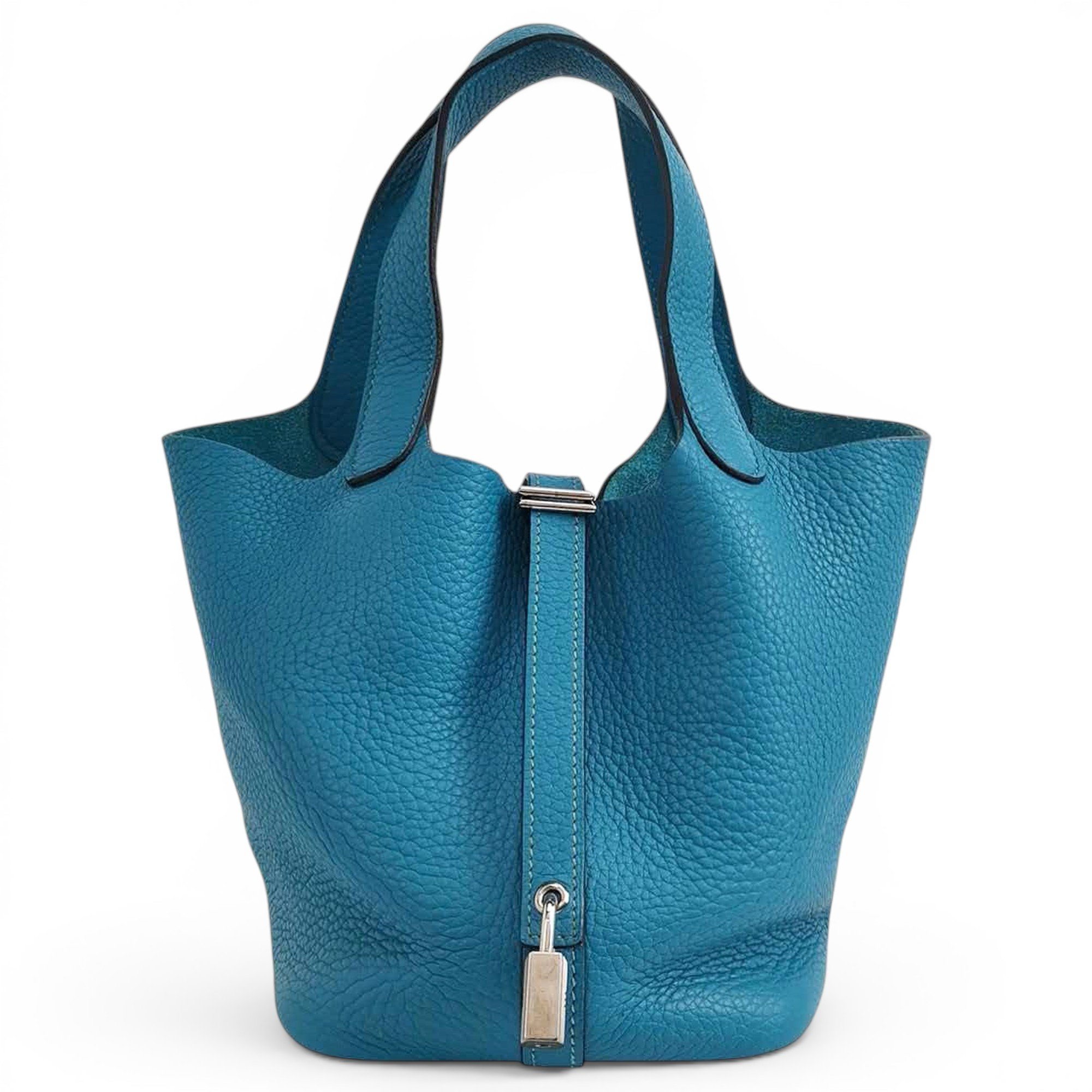 Picotin leather handbag