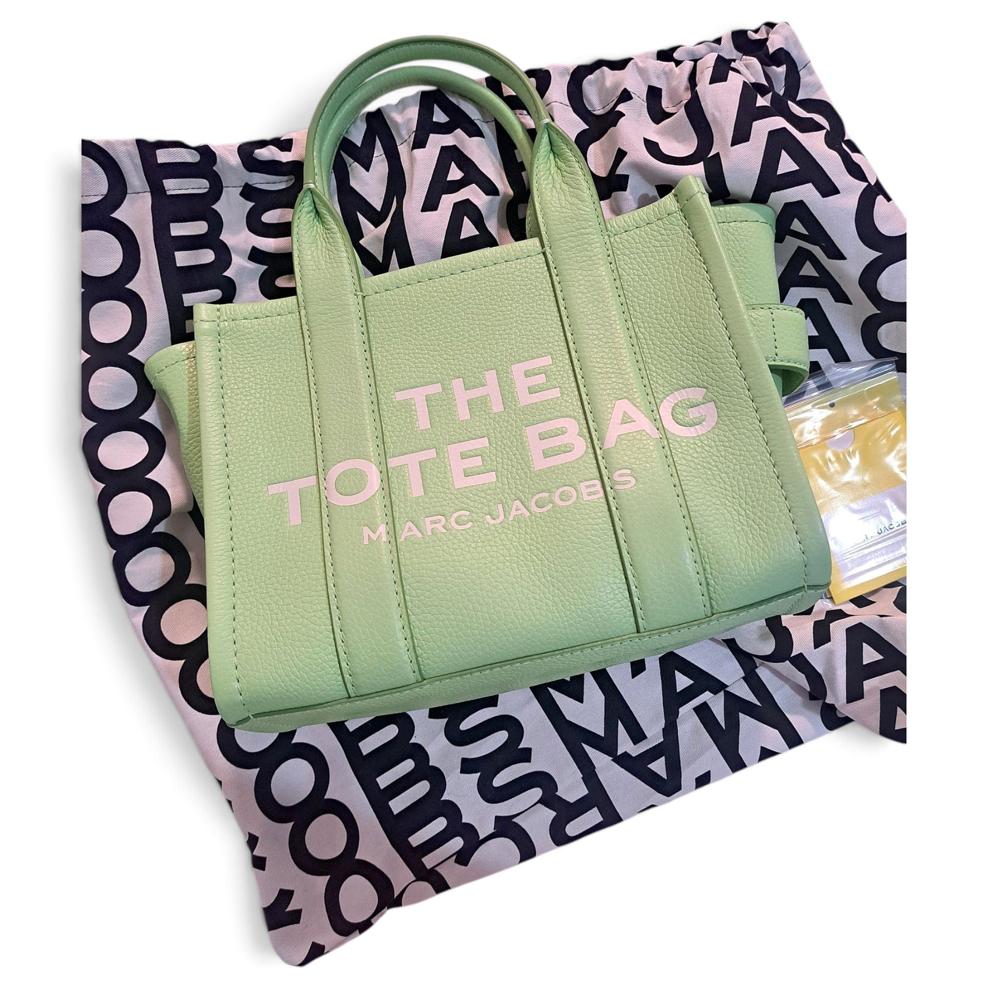 The Tag Tote leather tote