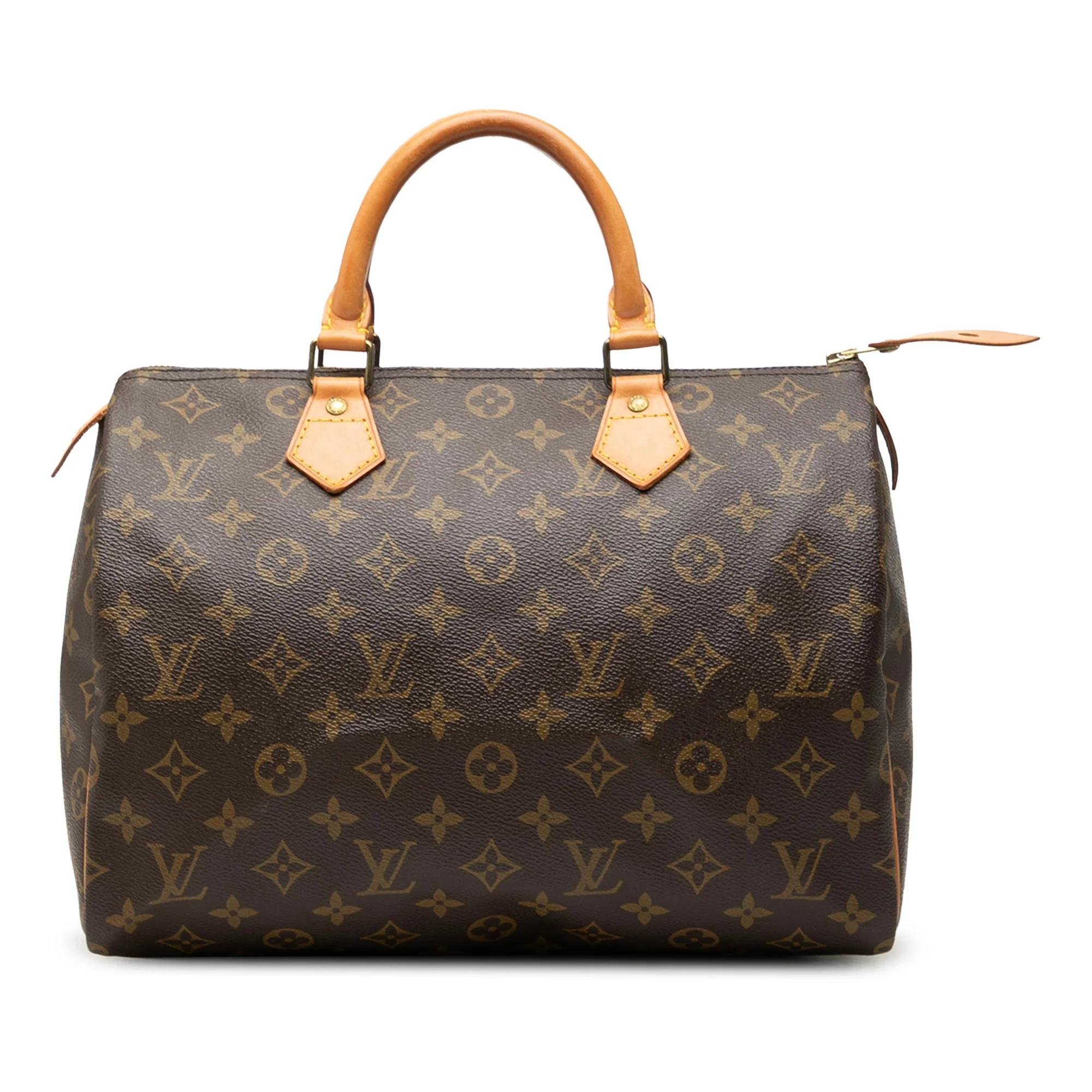 Speedy leather bag