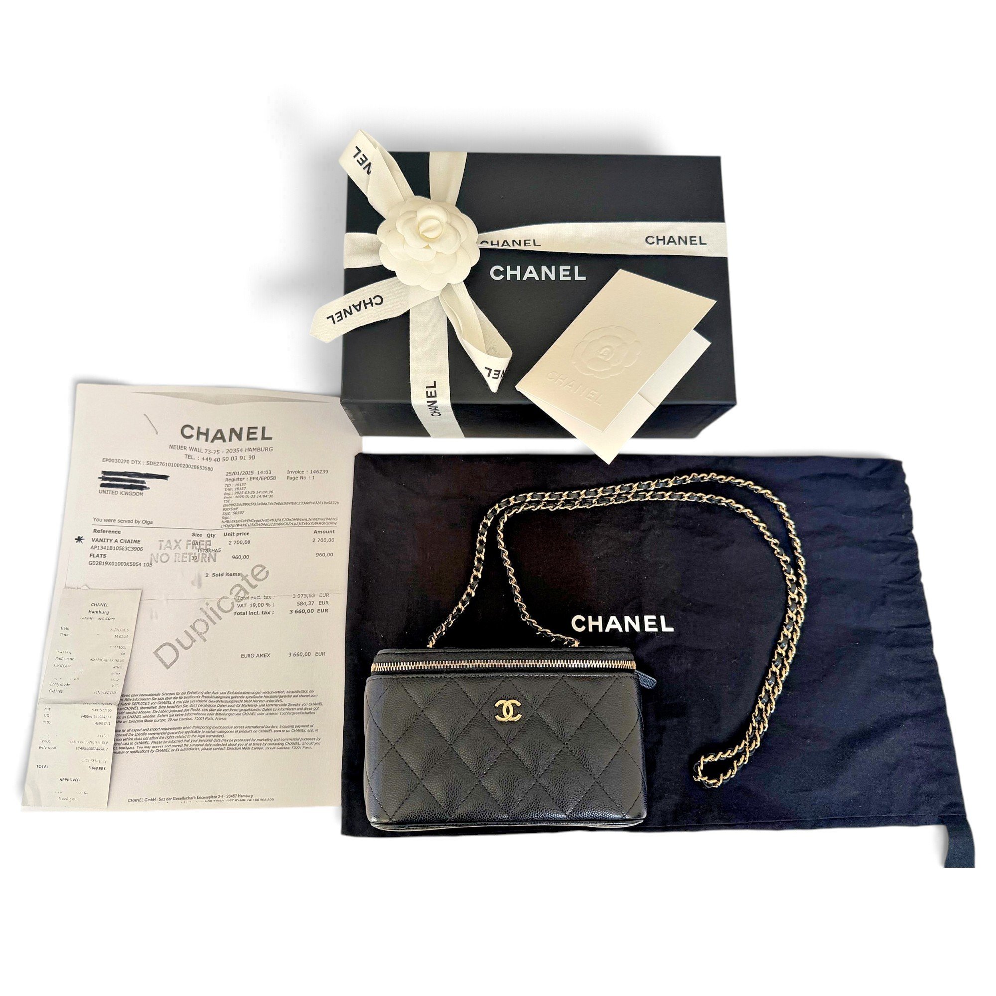 Vanity leather mini bag