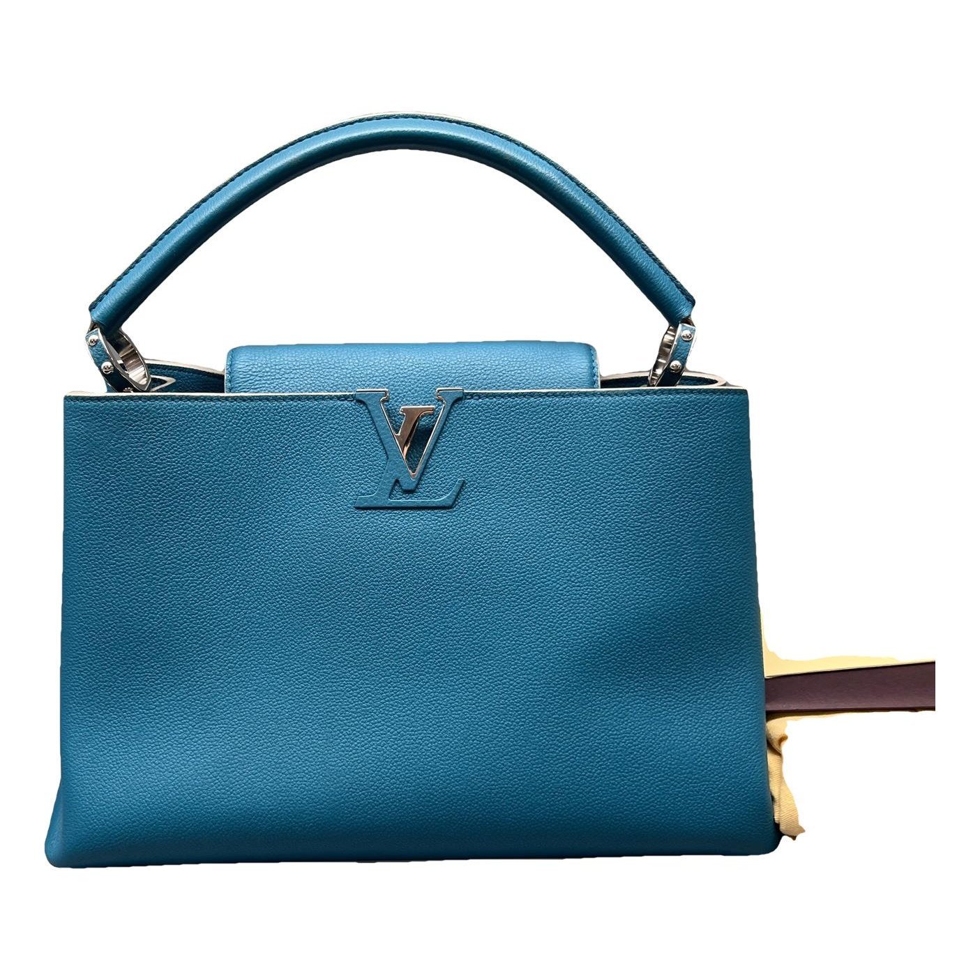 Capucines leather handbag