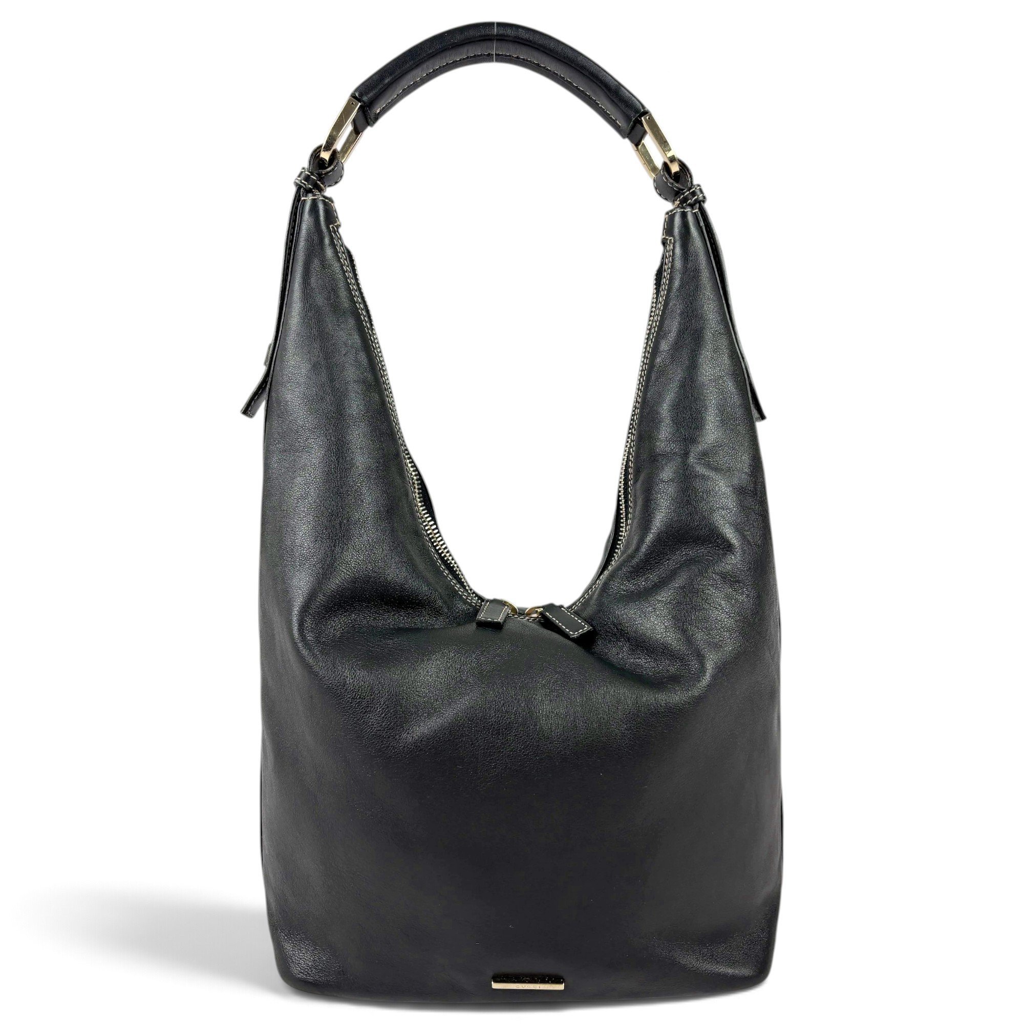 Hobo leather handbag