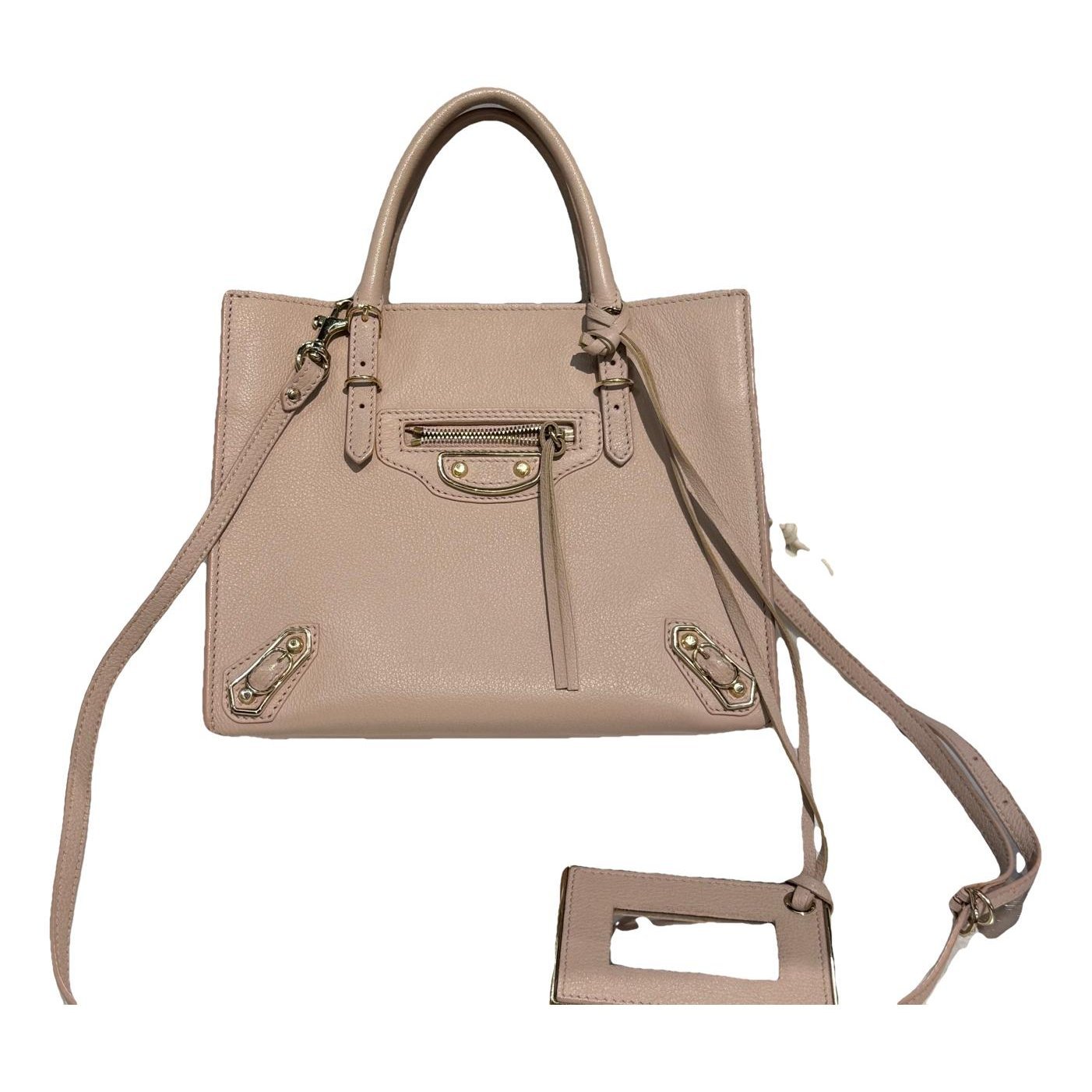 Papier leather crossbody bag