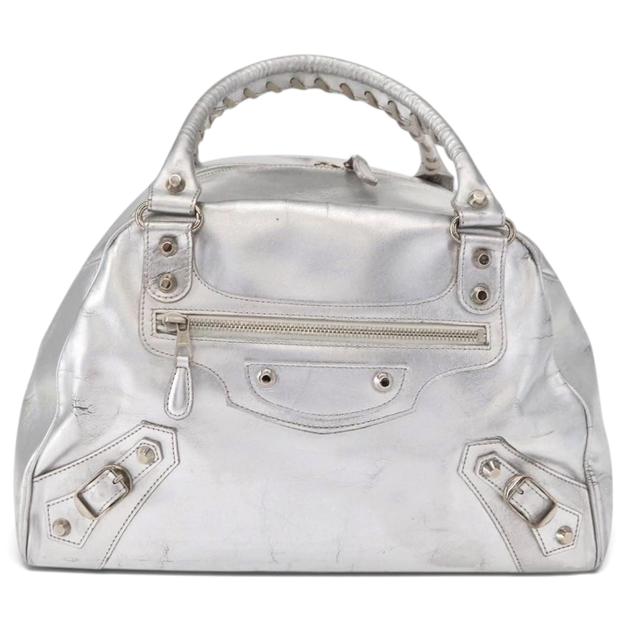 Leather handbag