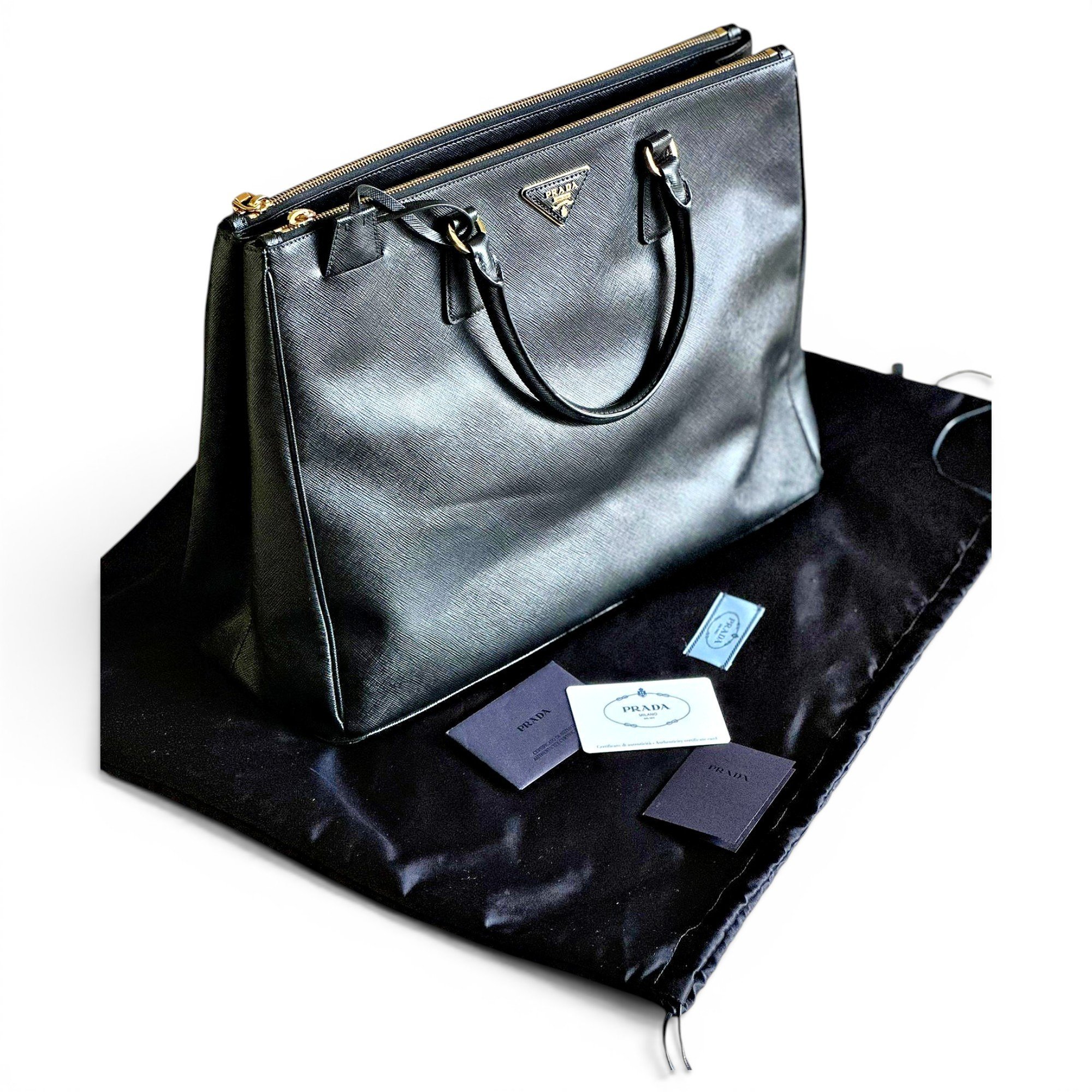 Galleria leather handbag
