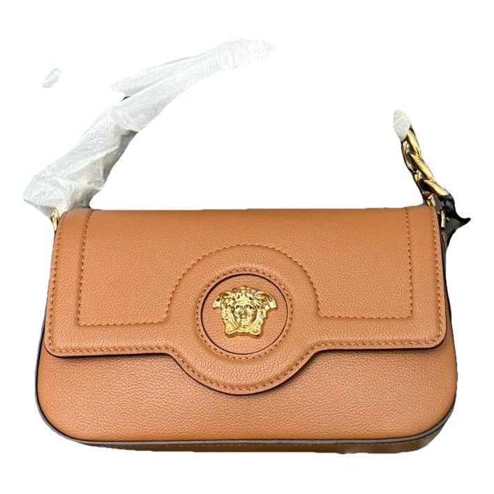 Versace La Medusa leather crossbody bag