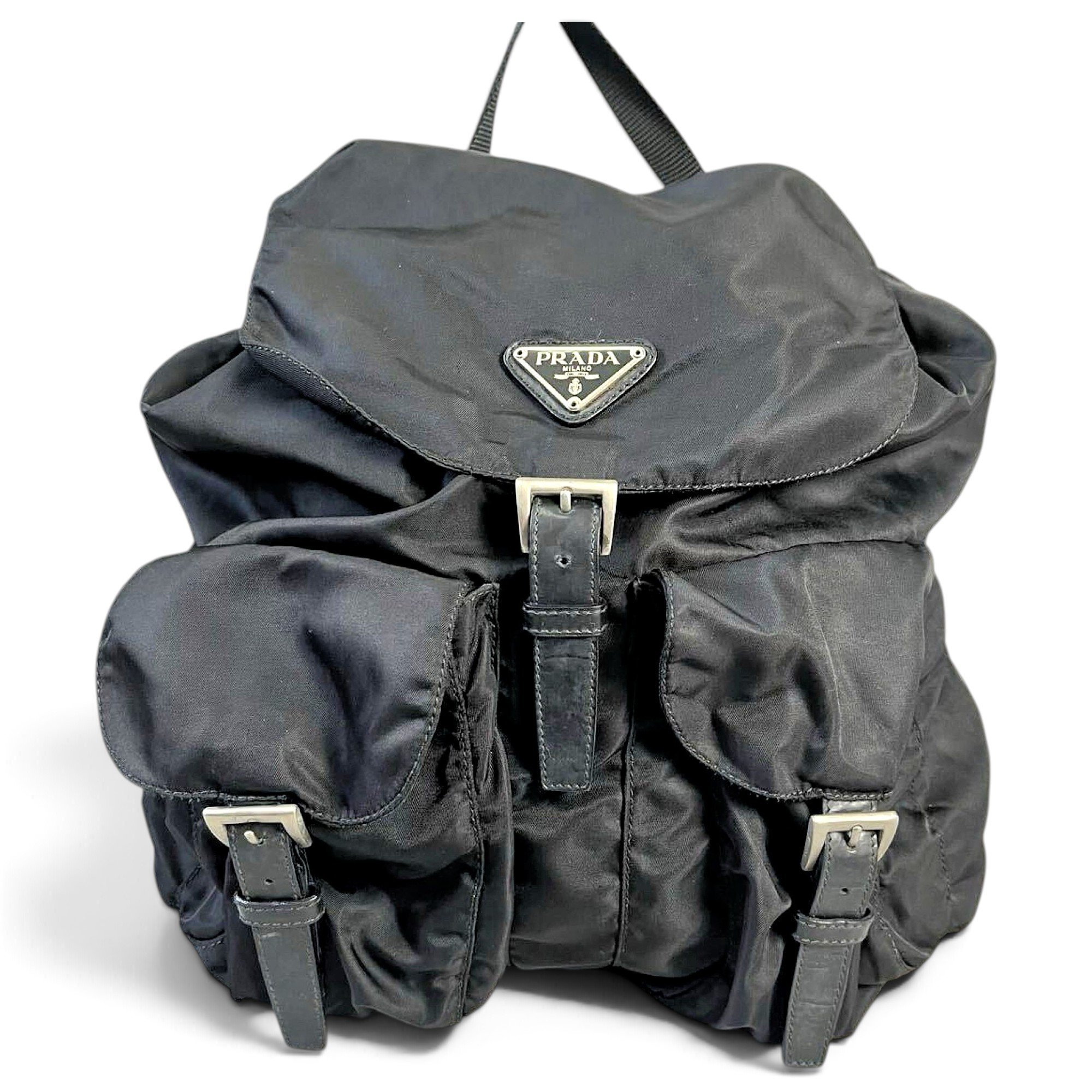 Re-Nylon cloth backpack