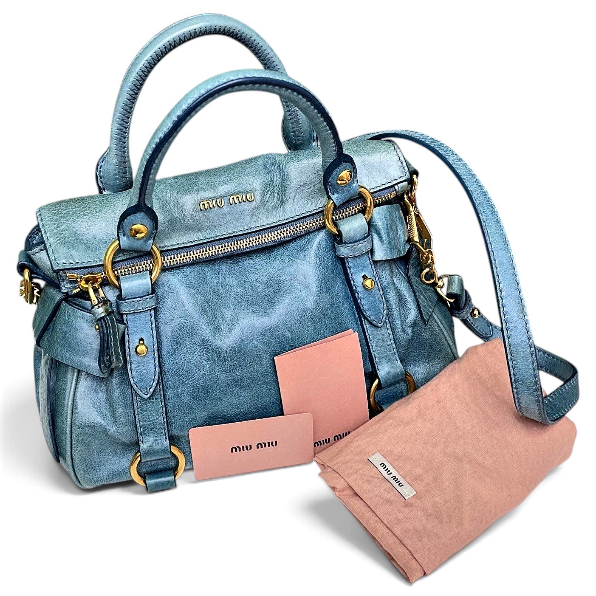 Vitello leather handbag