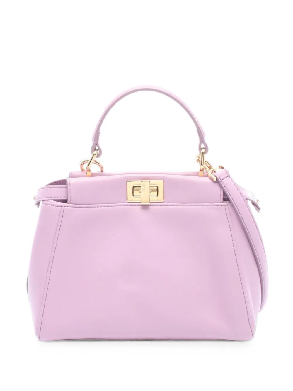 2010s Mini Peekaboo leather tote bag