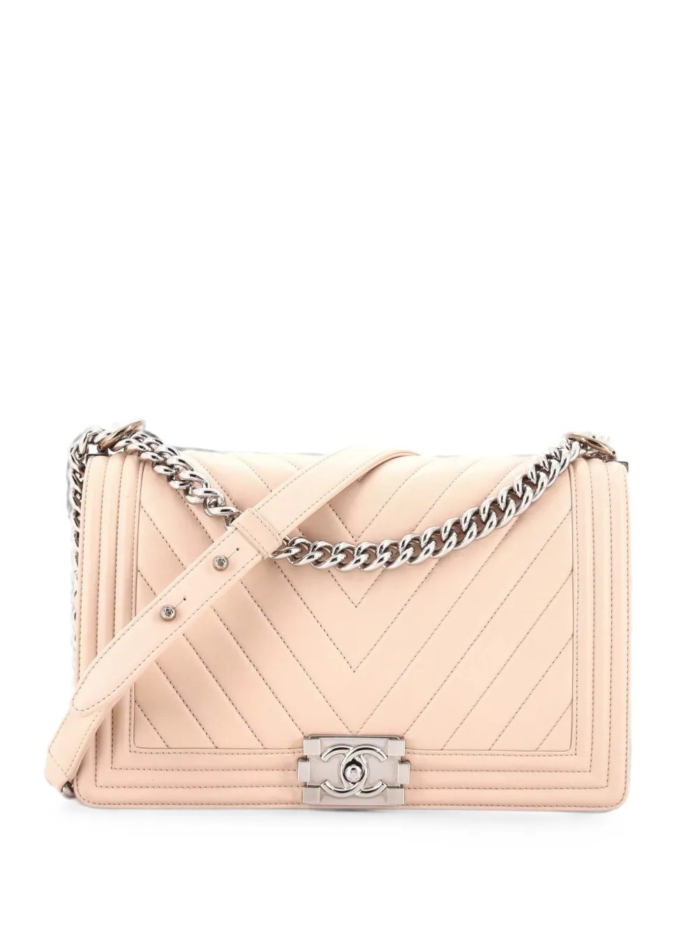 Boy Flap Bag Chevron Calfskin New Medium shoulder bag