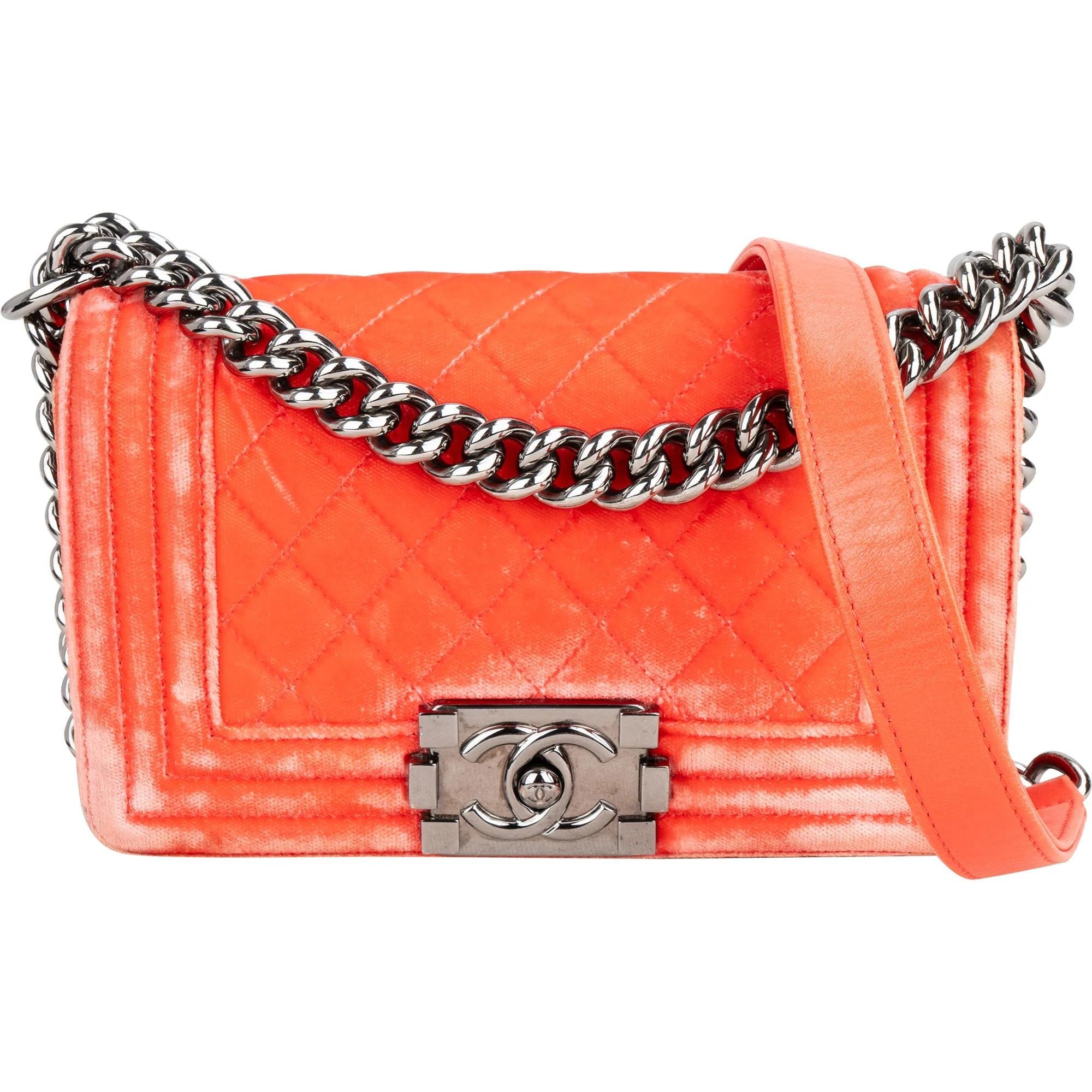 Boy velvet crossbody bag