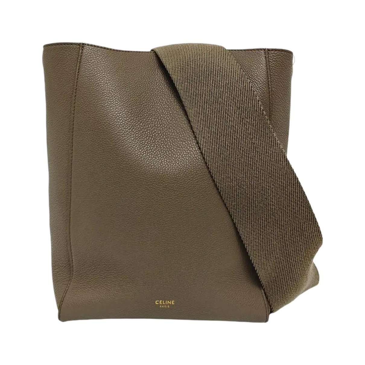 Seau Sangle leather handbag