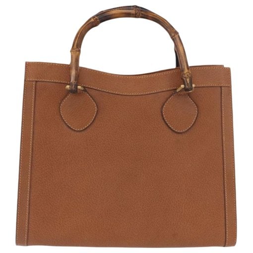 Bamboo leather handbag