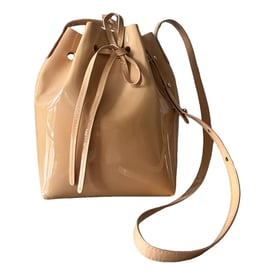 Mansur Gavriel Bucket patent leather handbag