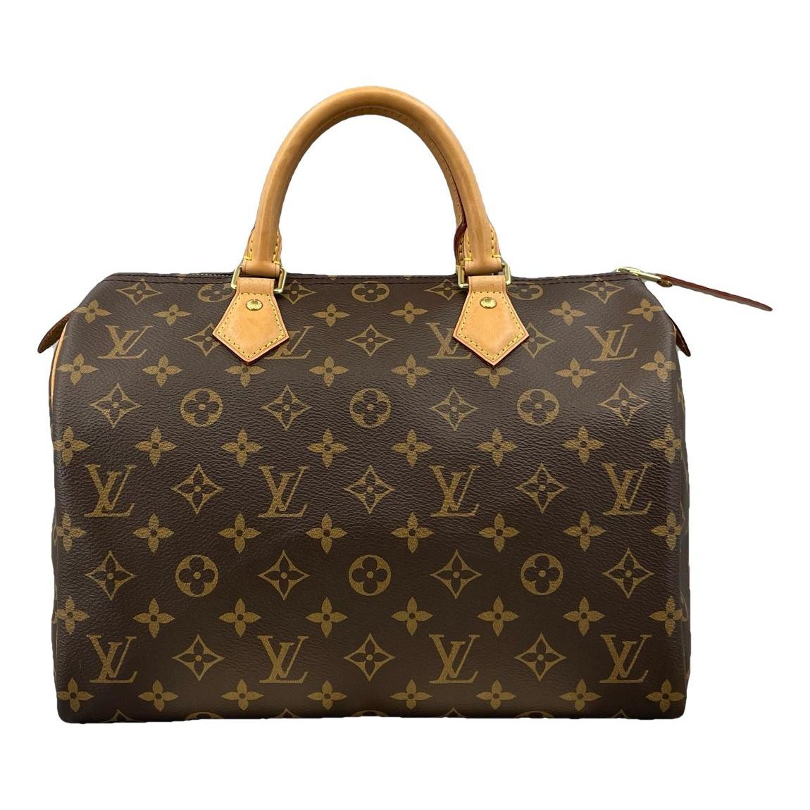 Speedy leather handbag