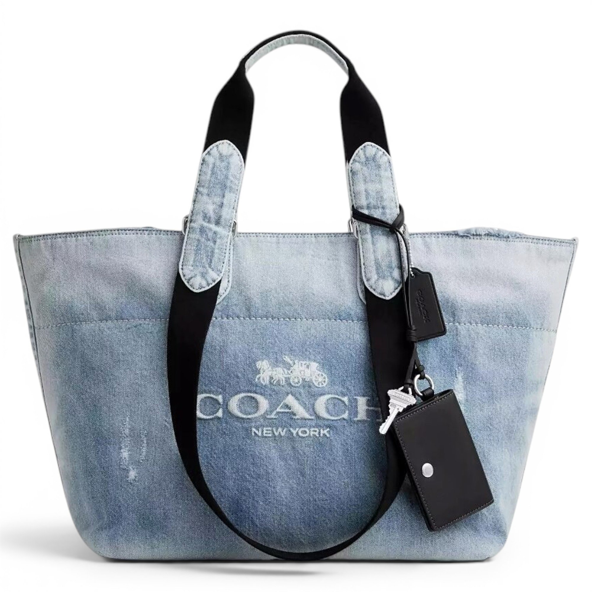 Leather tote