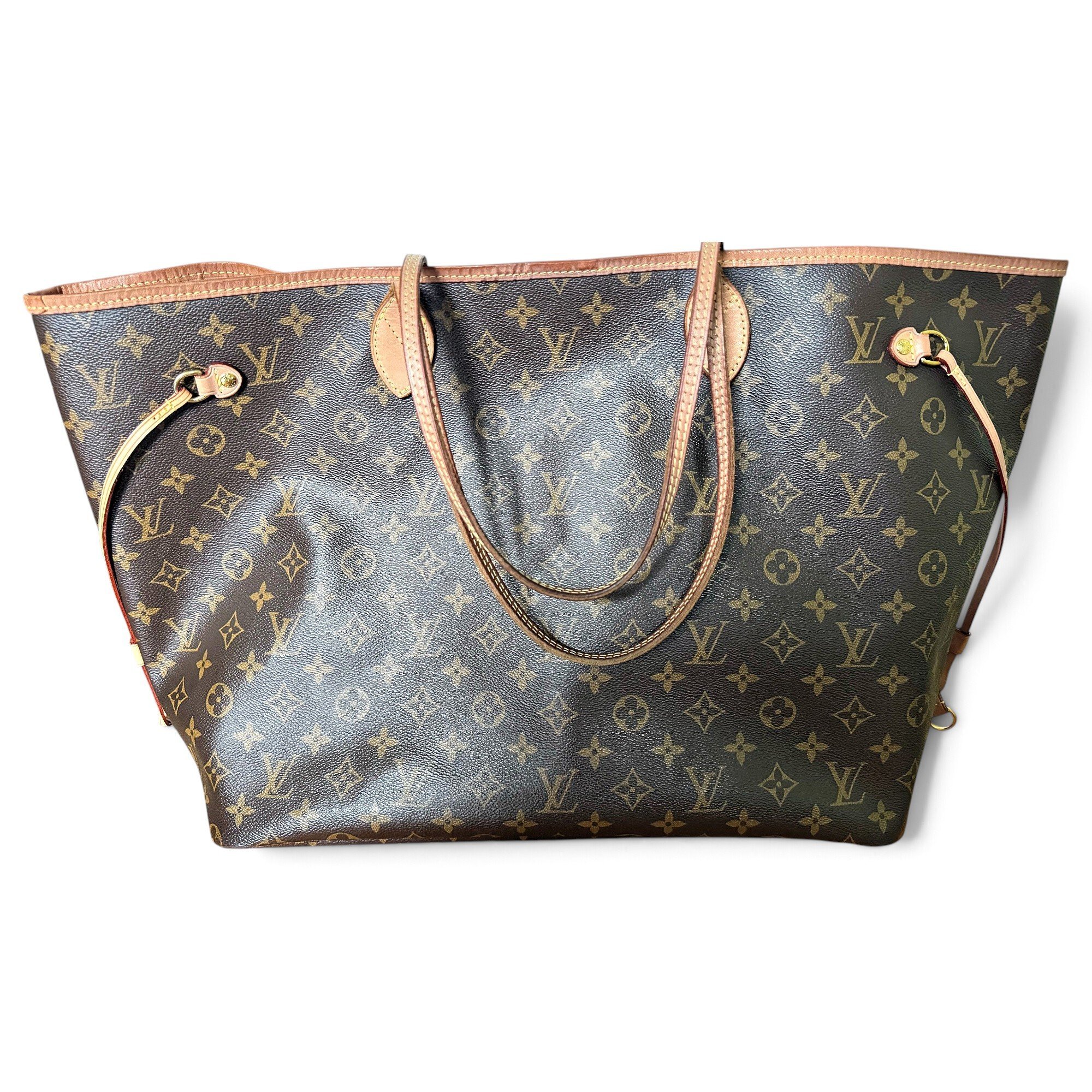 Neverfull leather tote
