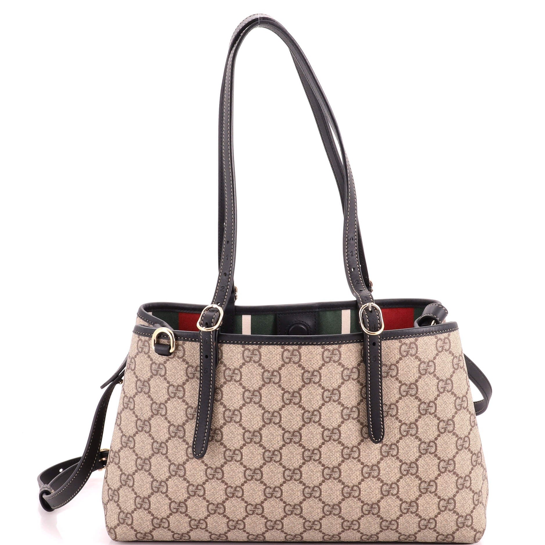 Emblem Tote GG Coated Canvas Small
