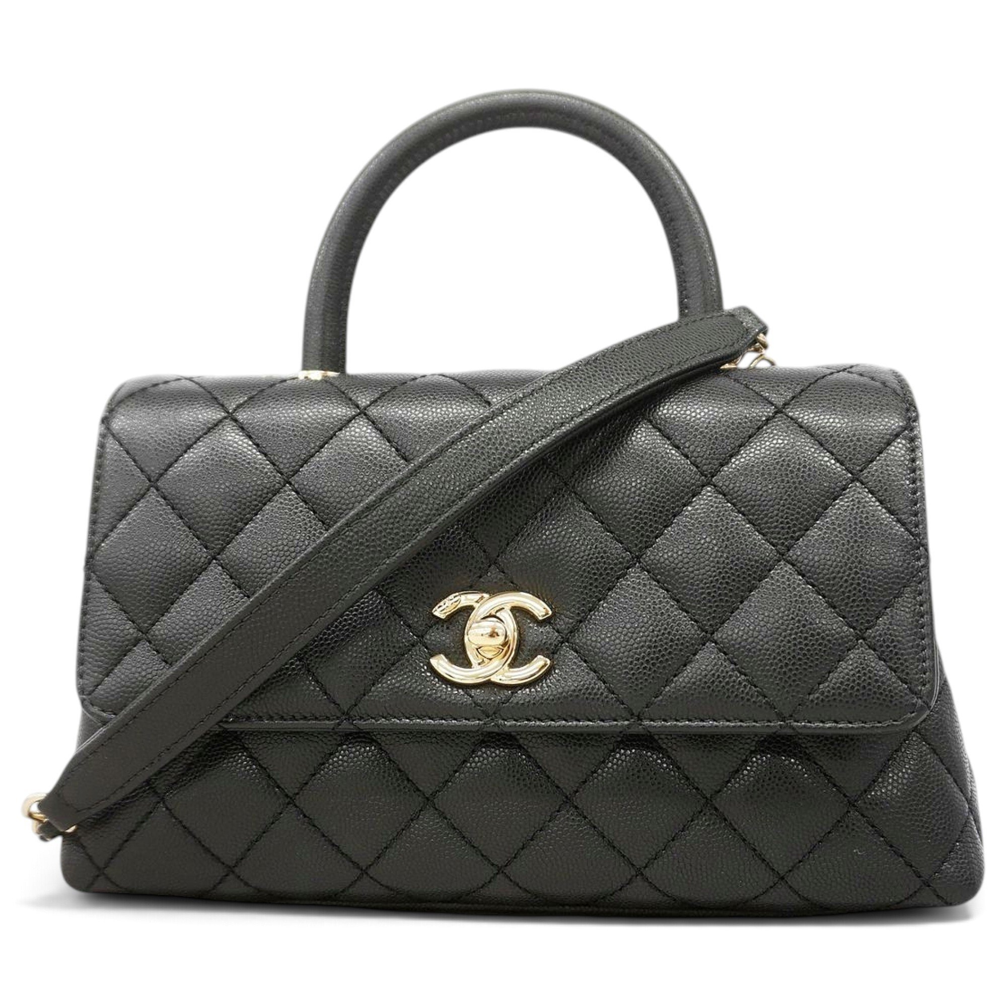 Coco Handle leather handbag