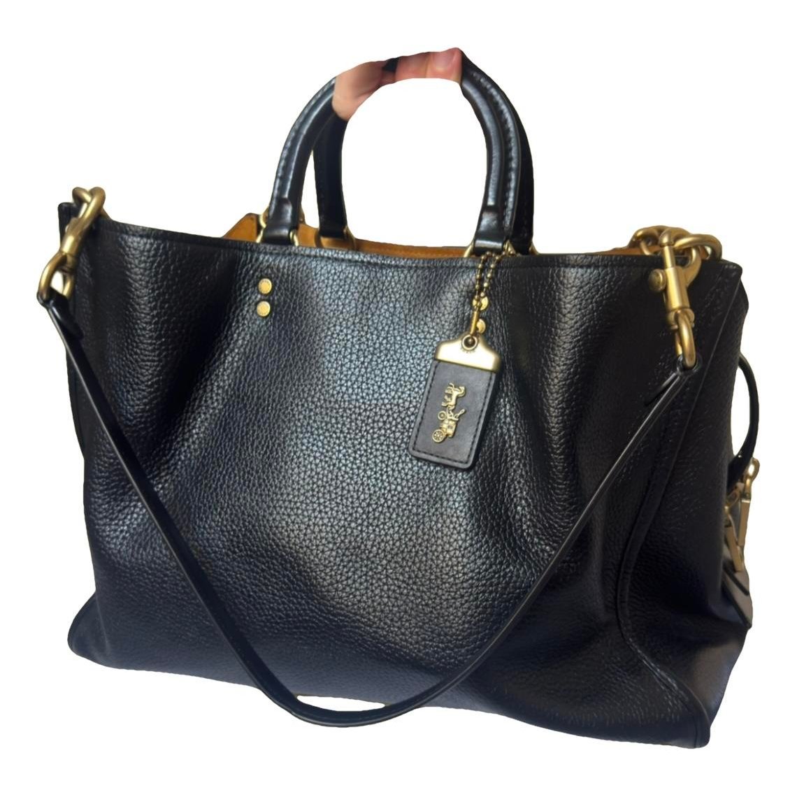 Leather handbag