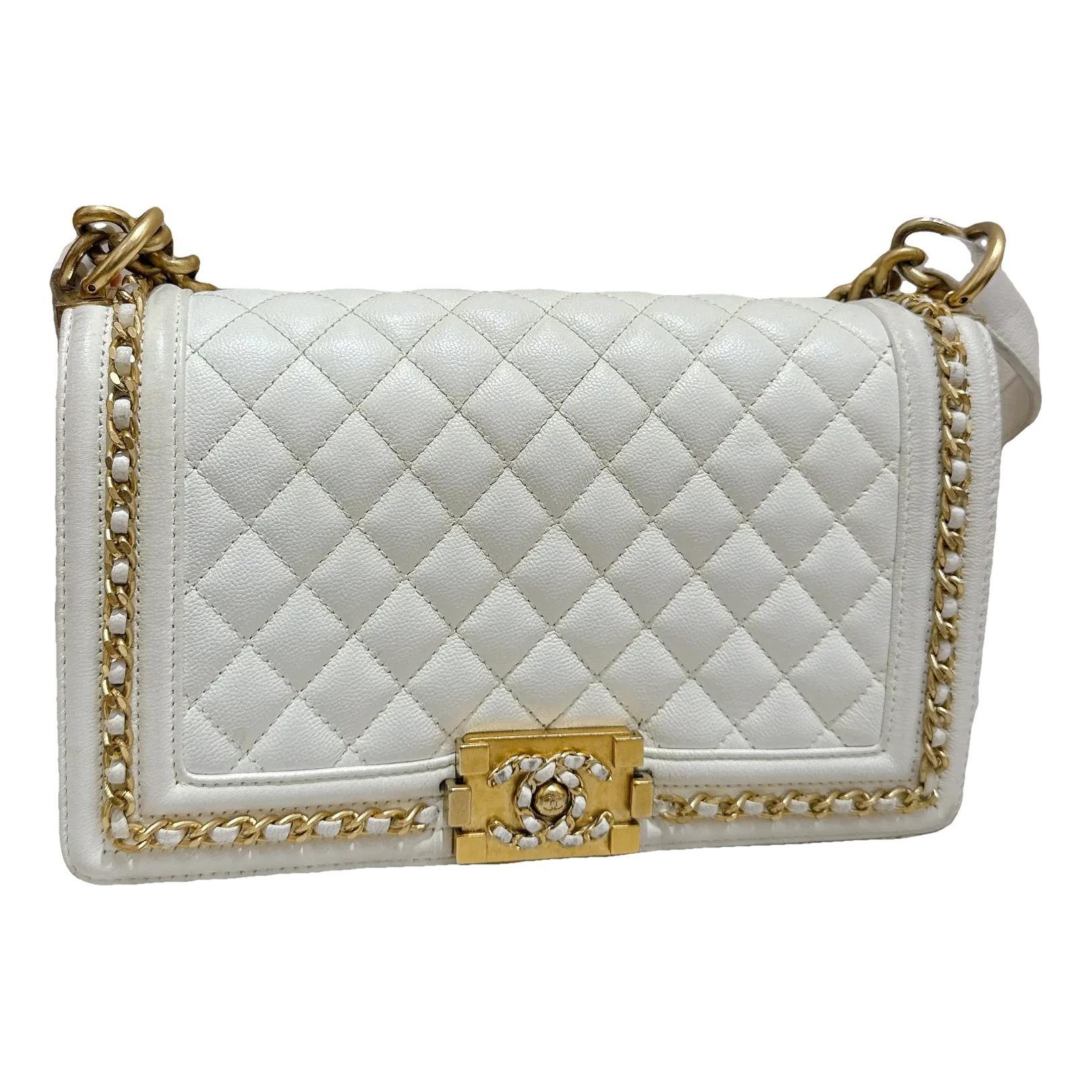 Boy leather crossbody bag