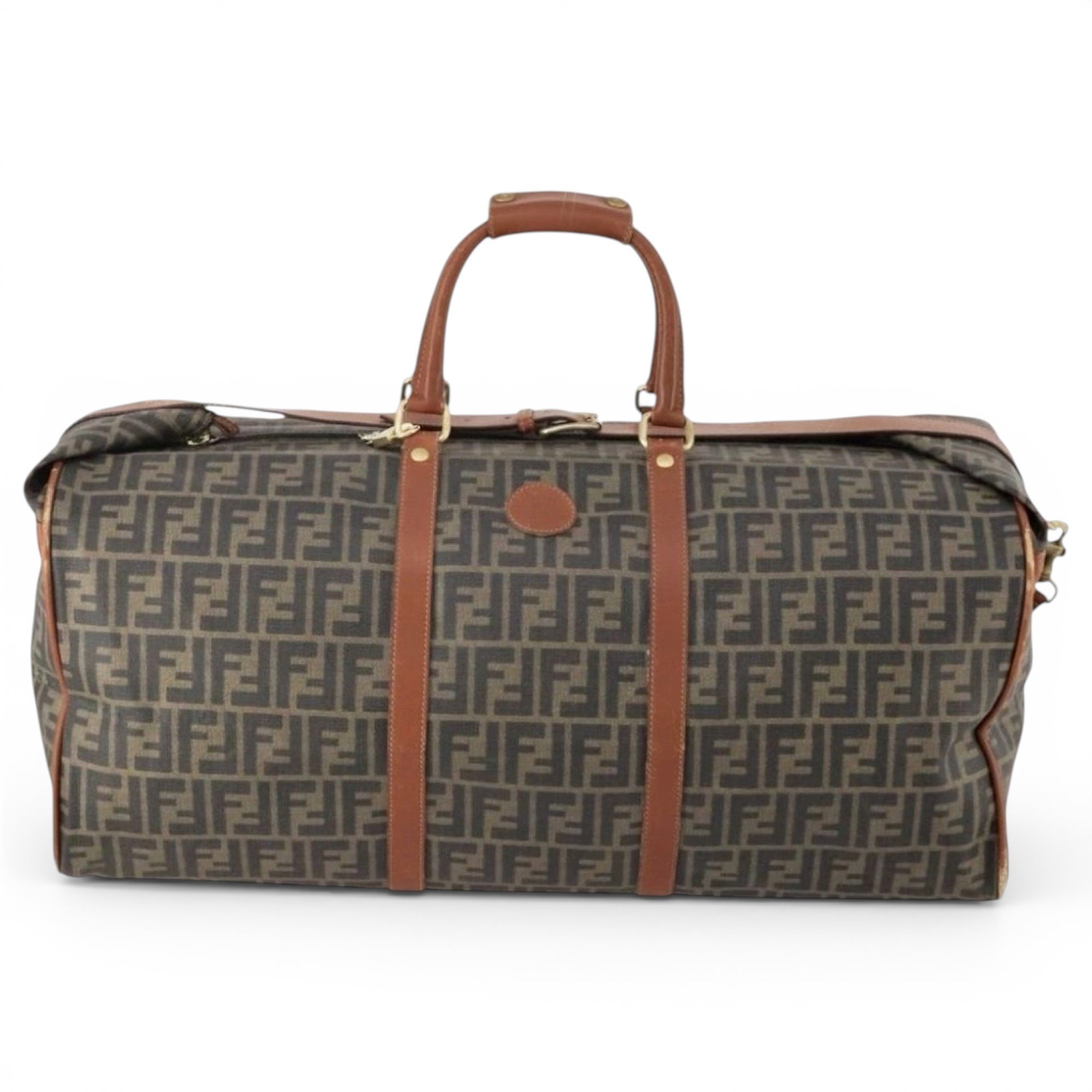 Leather travel bag