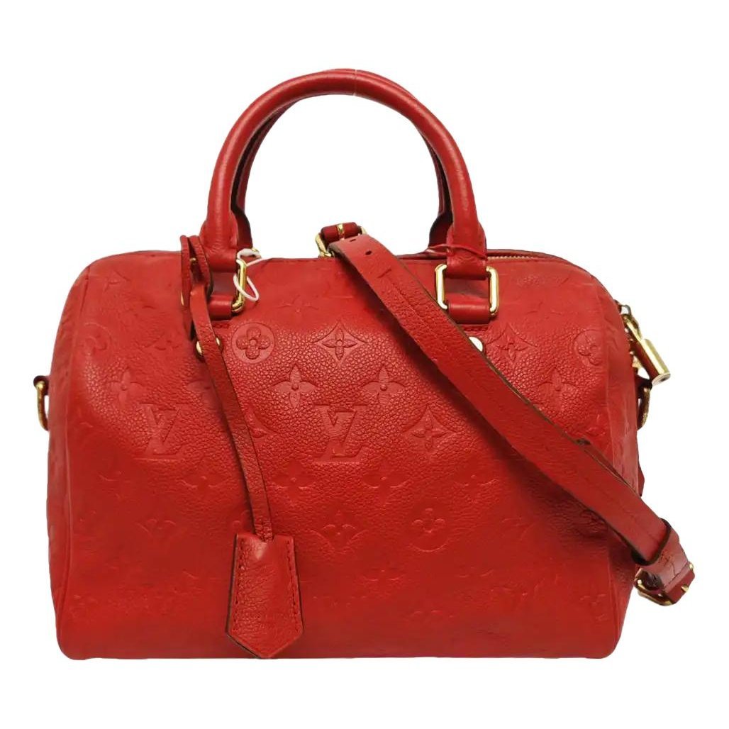 Nano Speedy / Mini HL leather handbag