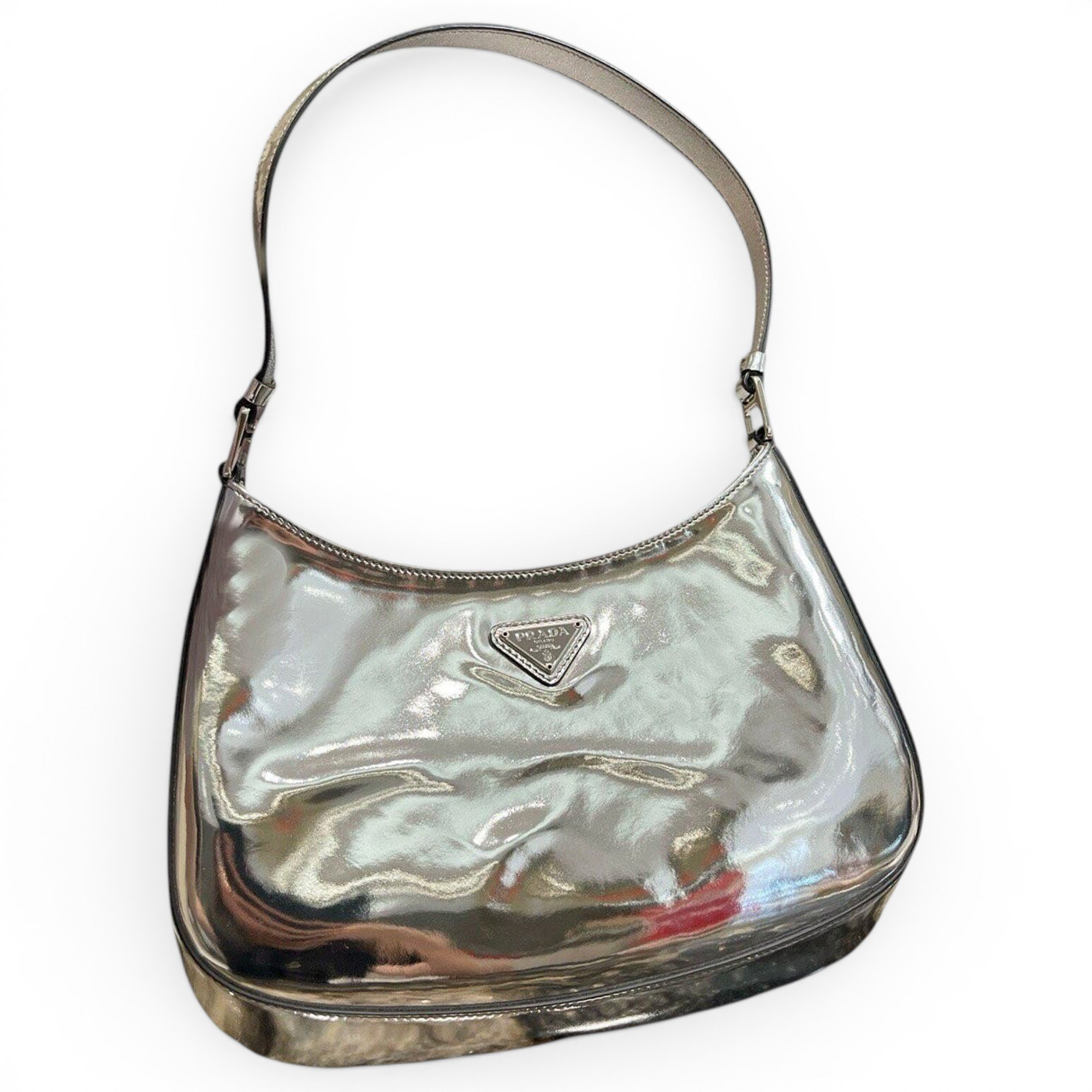 Cleo patent leather handbag
