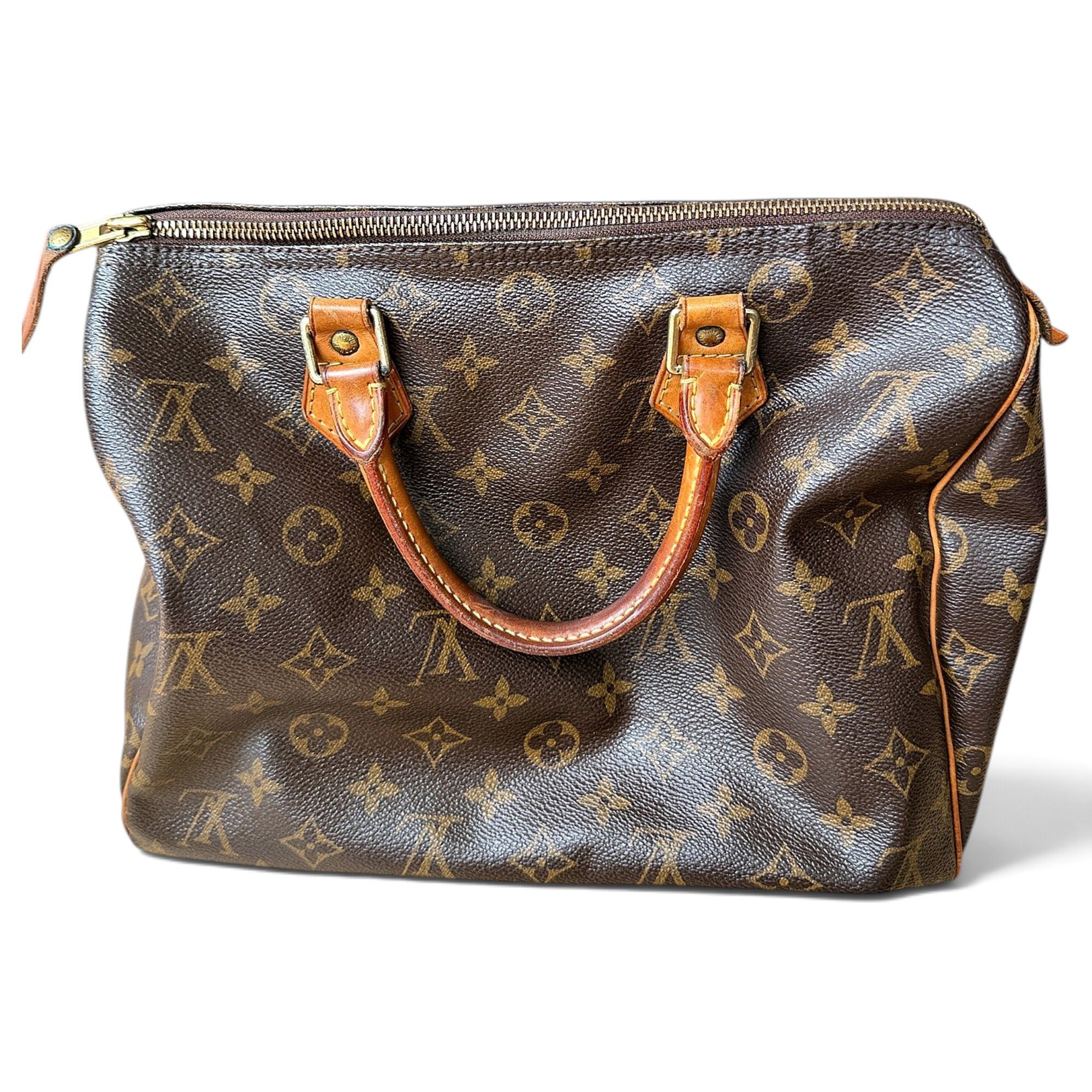 Speedy leather handbag