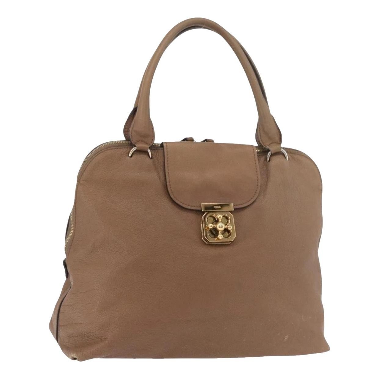 Leather handbag
