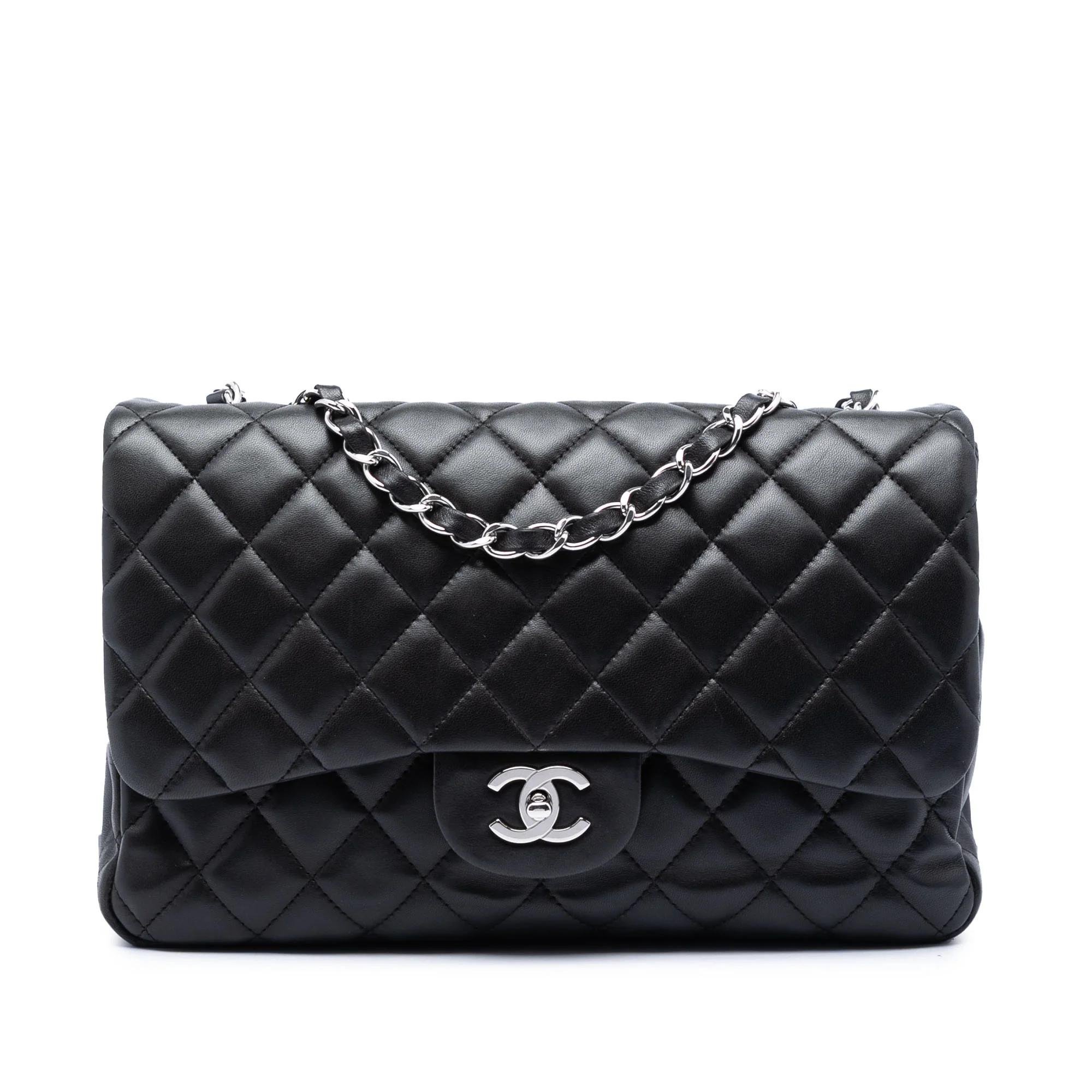 Wallet On Chain Boy Half Flap leather handbag