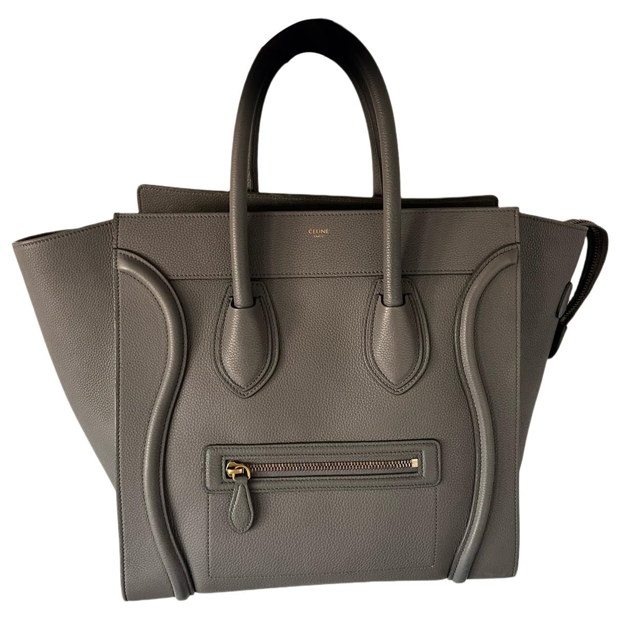 Luggage leather tote