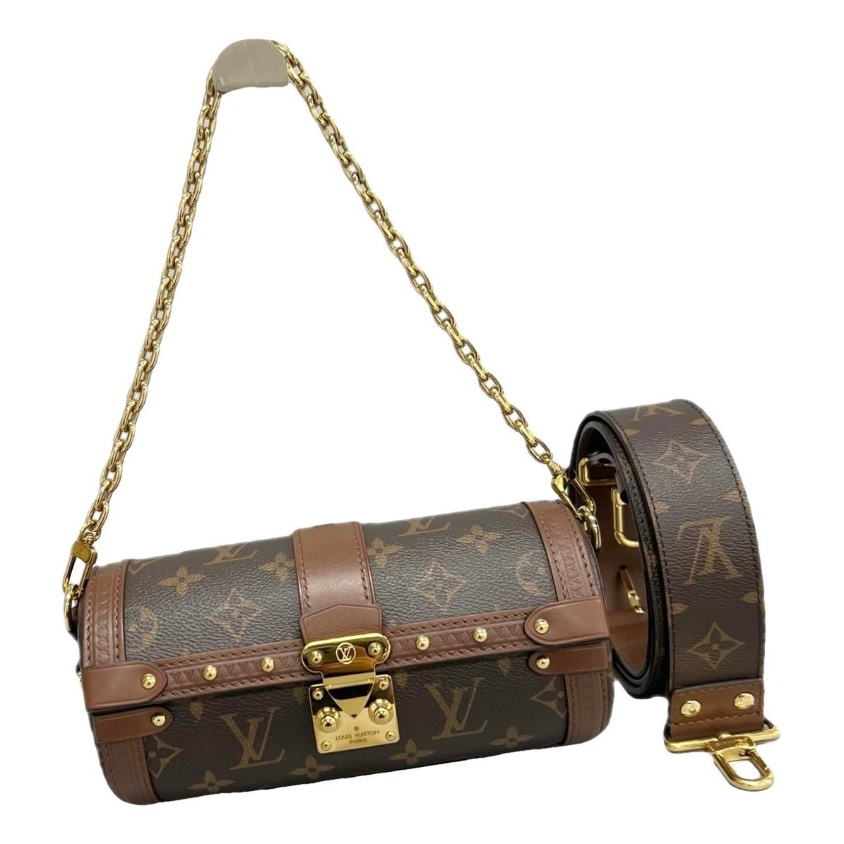 Papillon Trunk leather handbag