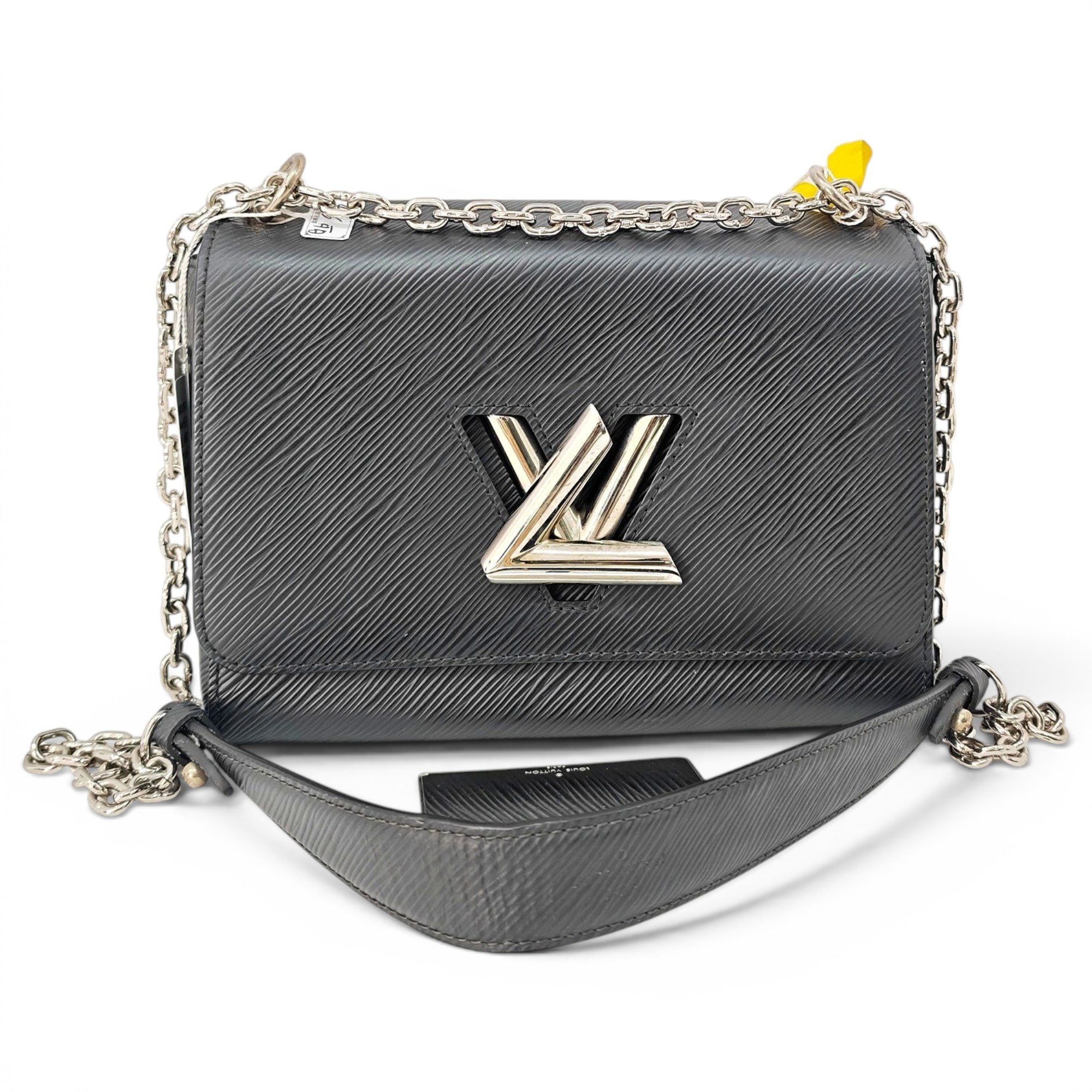 Twist leather handbag