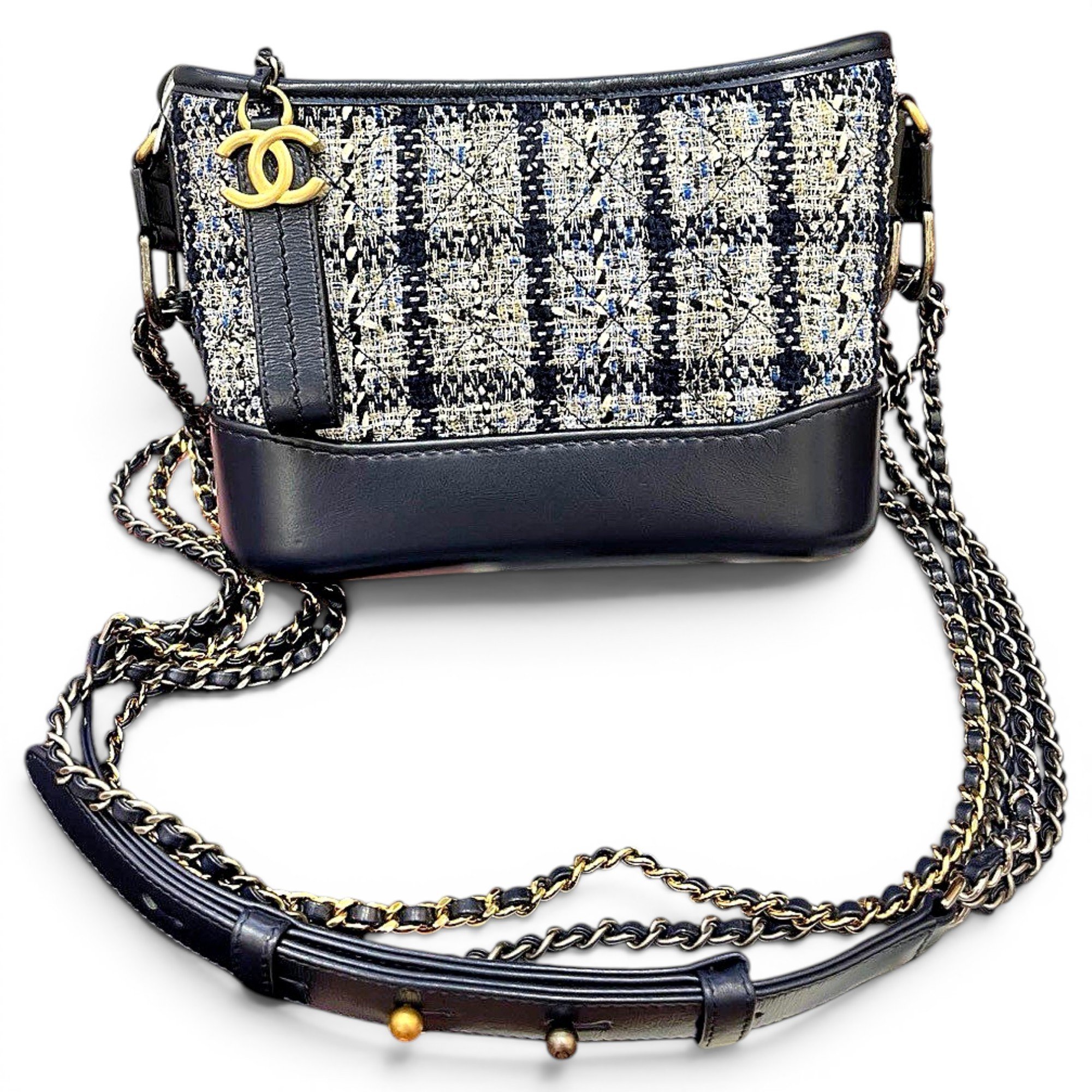 Gabrielle tweed crossbody bag