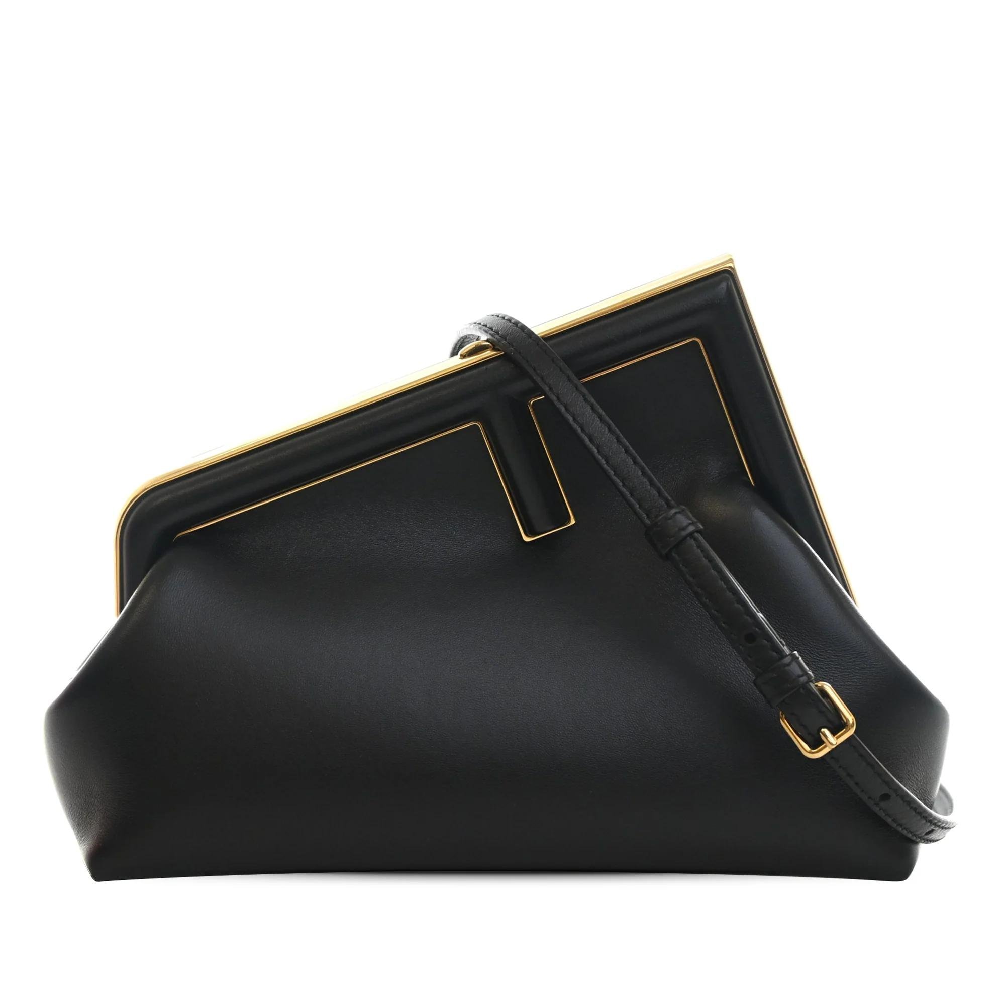 First leather crossbody bag
