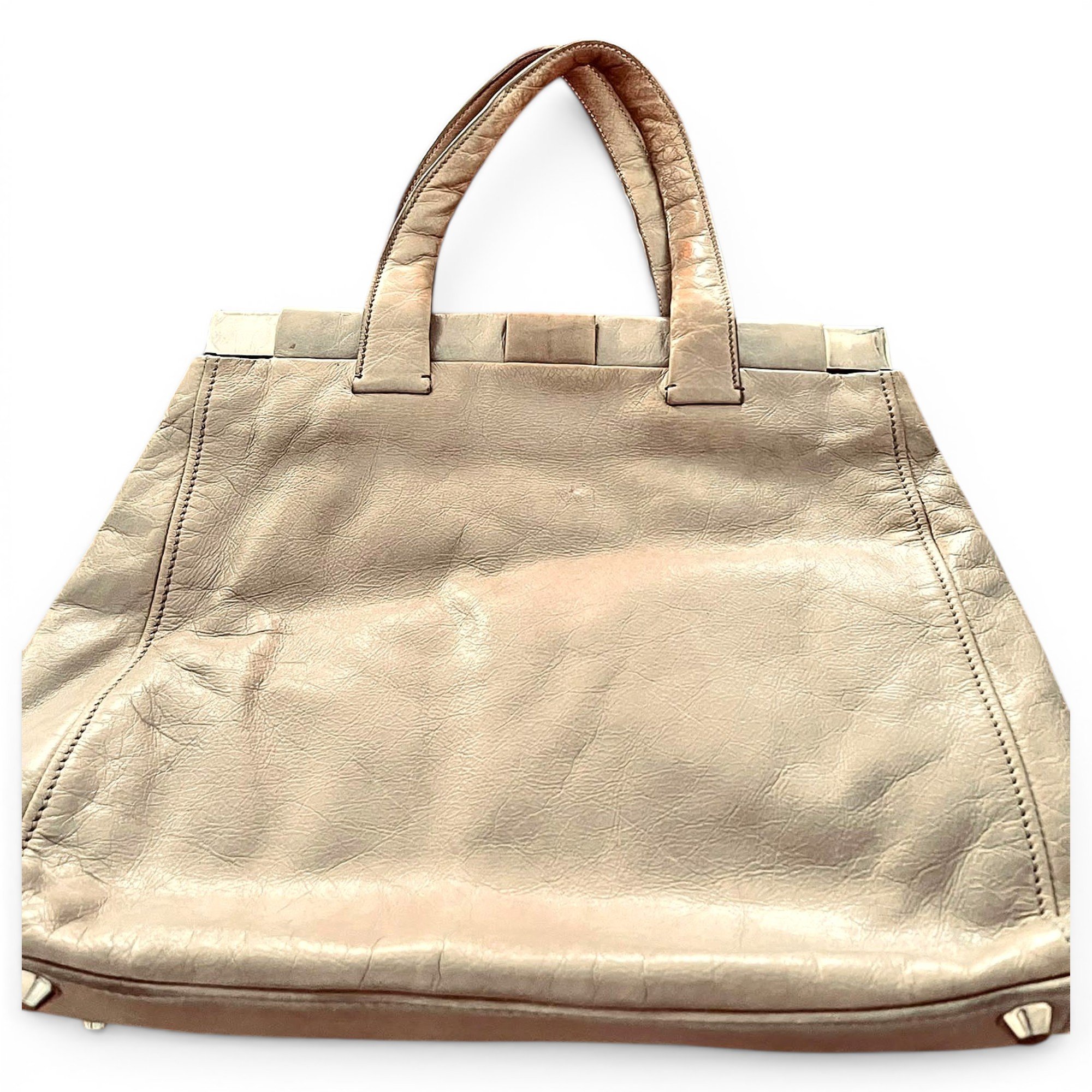 Leather handbag
