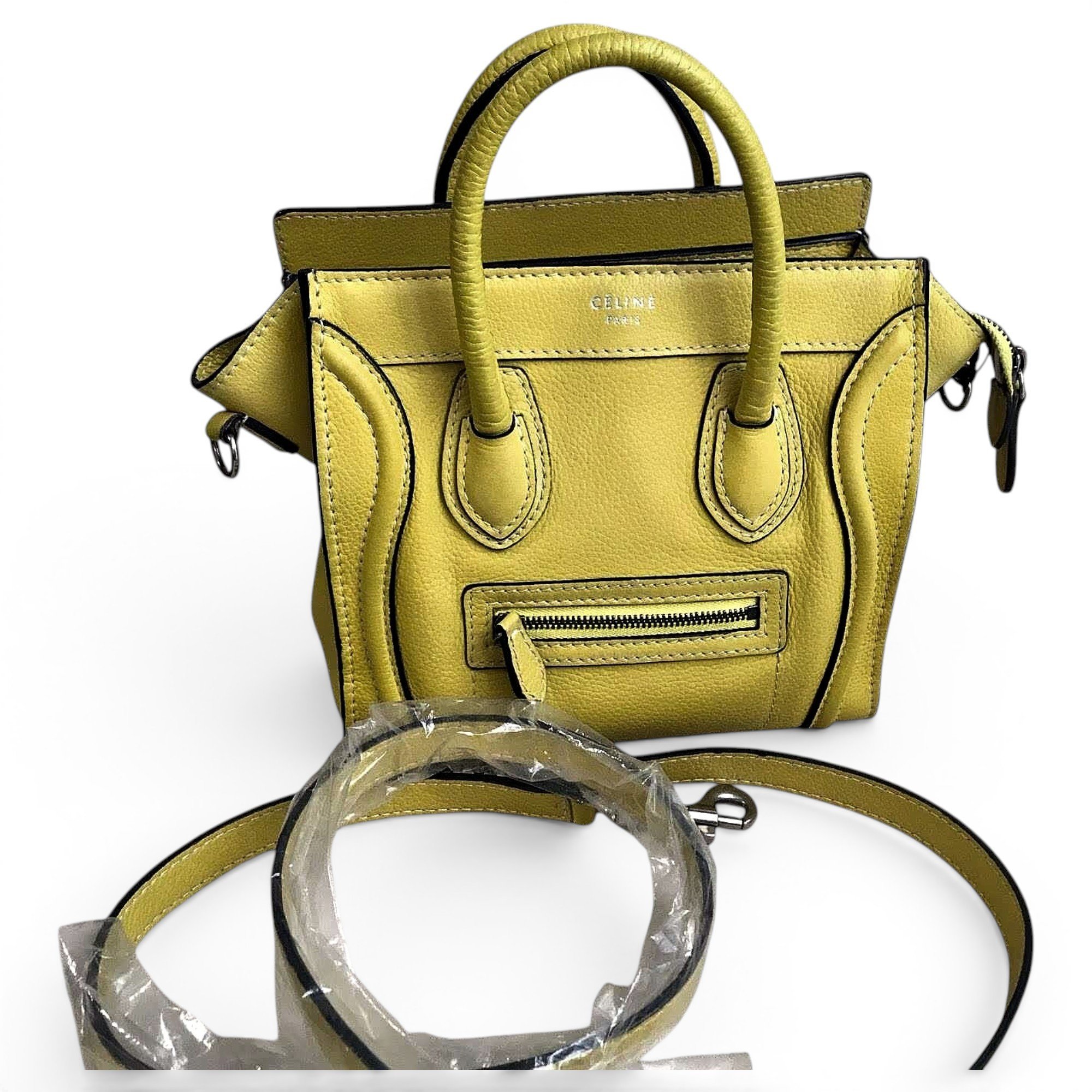 Nano Luggage leather handbag