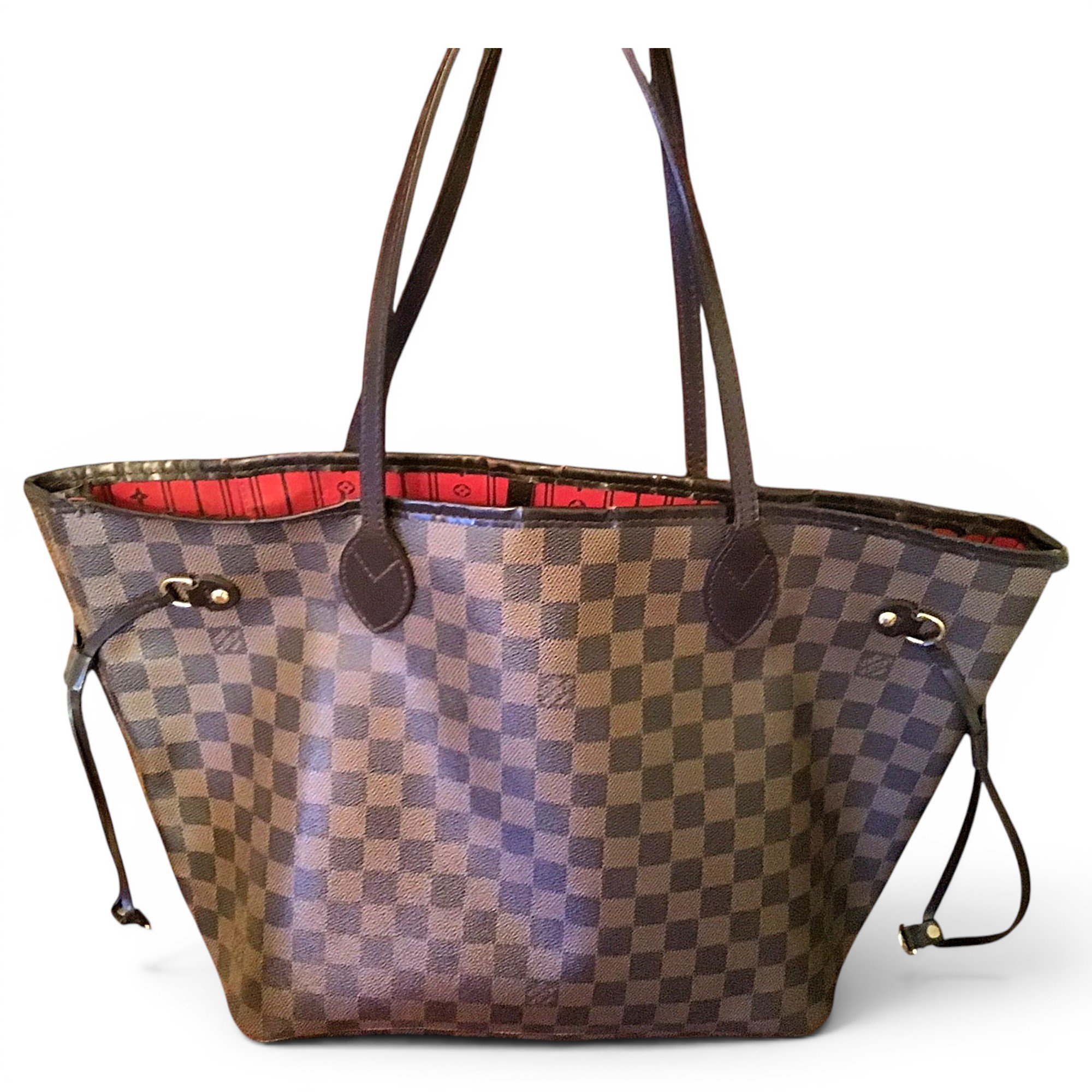 Neverfull leather tote