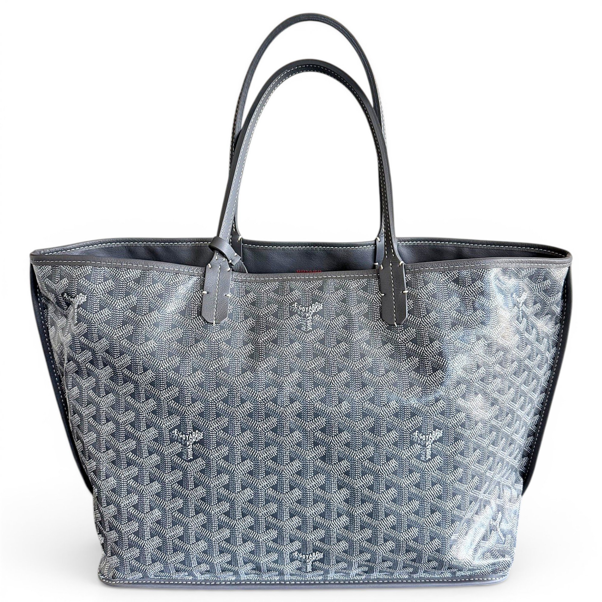Goyard Anjou leather tote