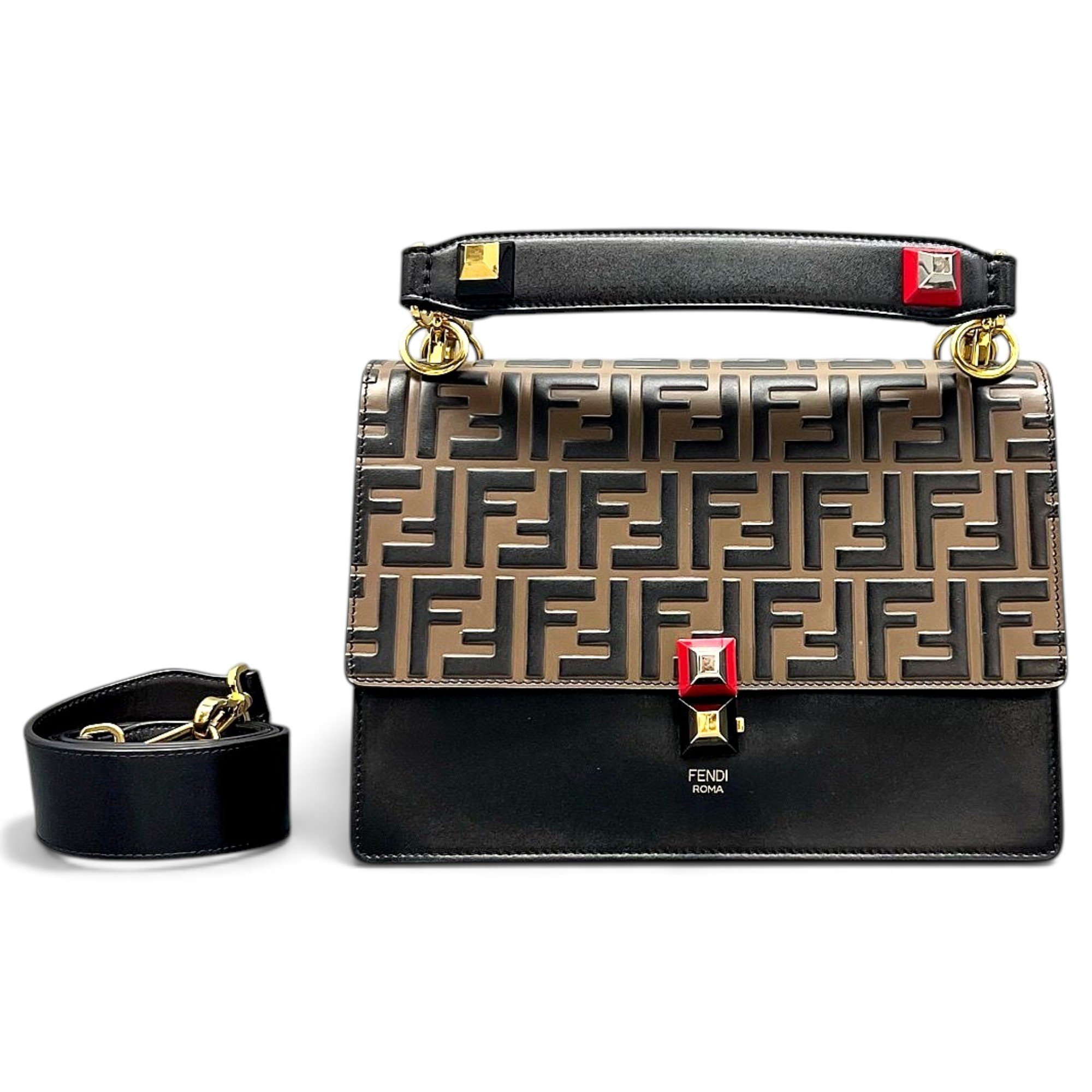 Kan I leather handbag